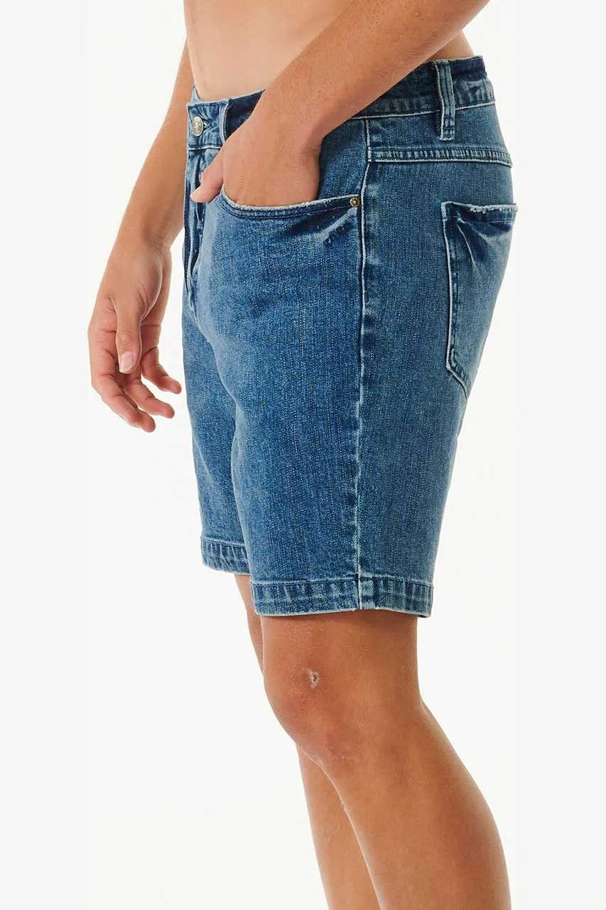 DENIM WALKSHORT - DENIM BLUE