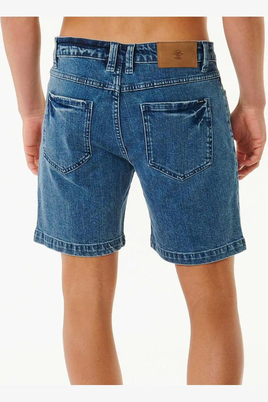 DENIM WALKSHORT - DENIM BLUE