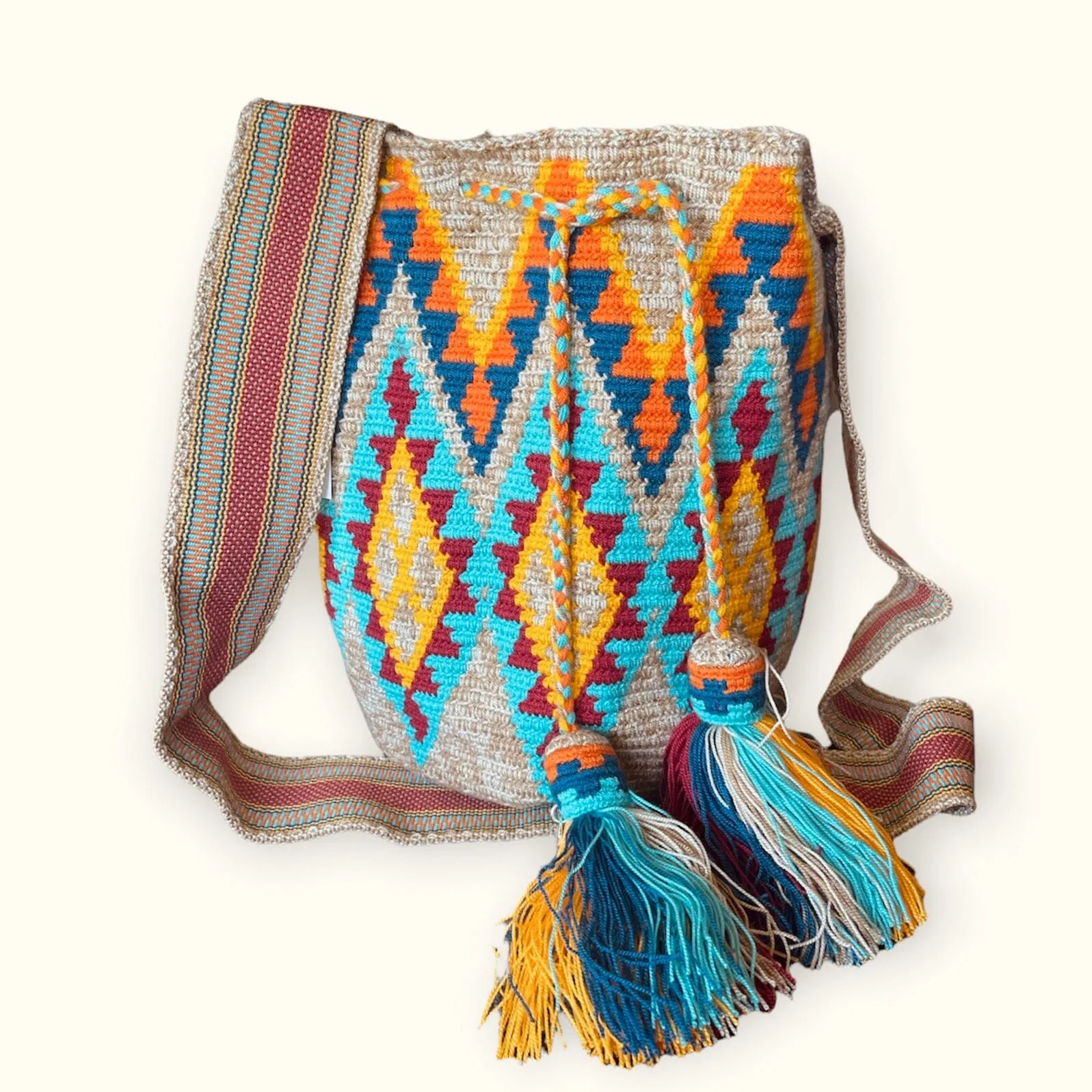 Desert Sunset Beach Bags - Crossbody Large