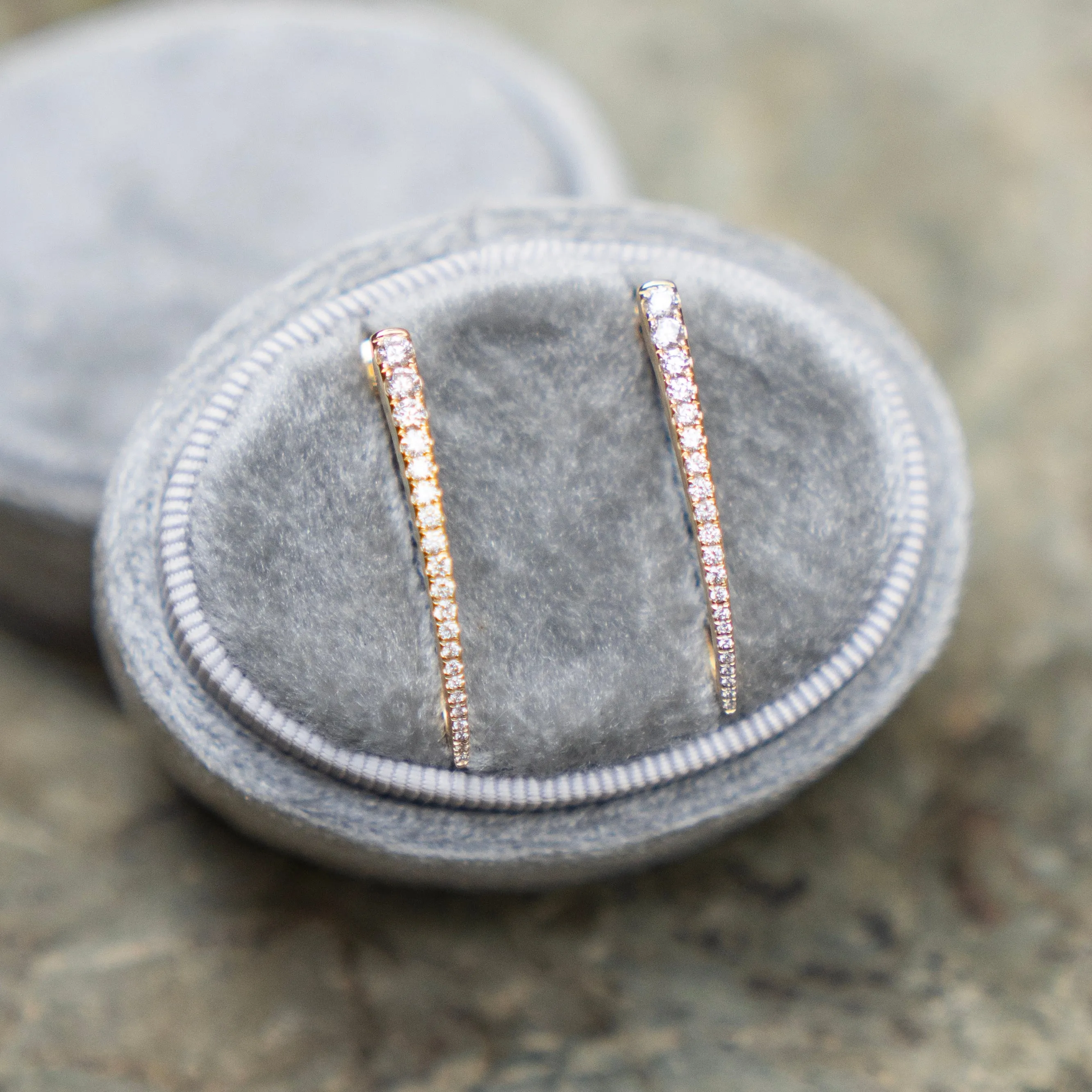 Diamond Spike Statement Hoops