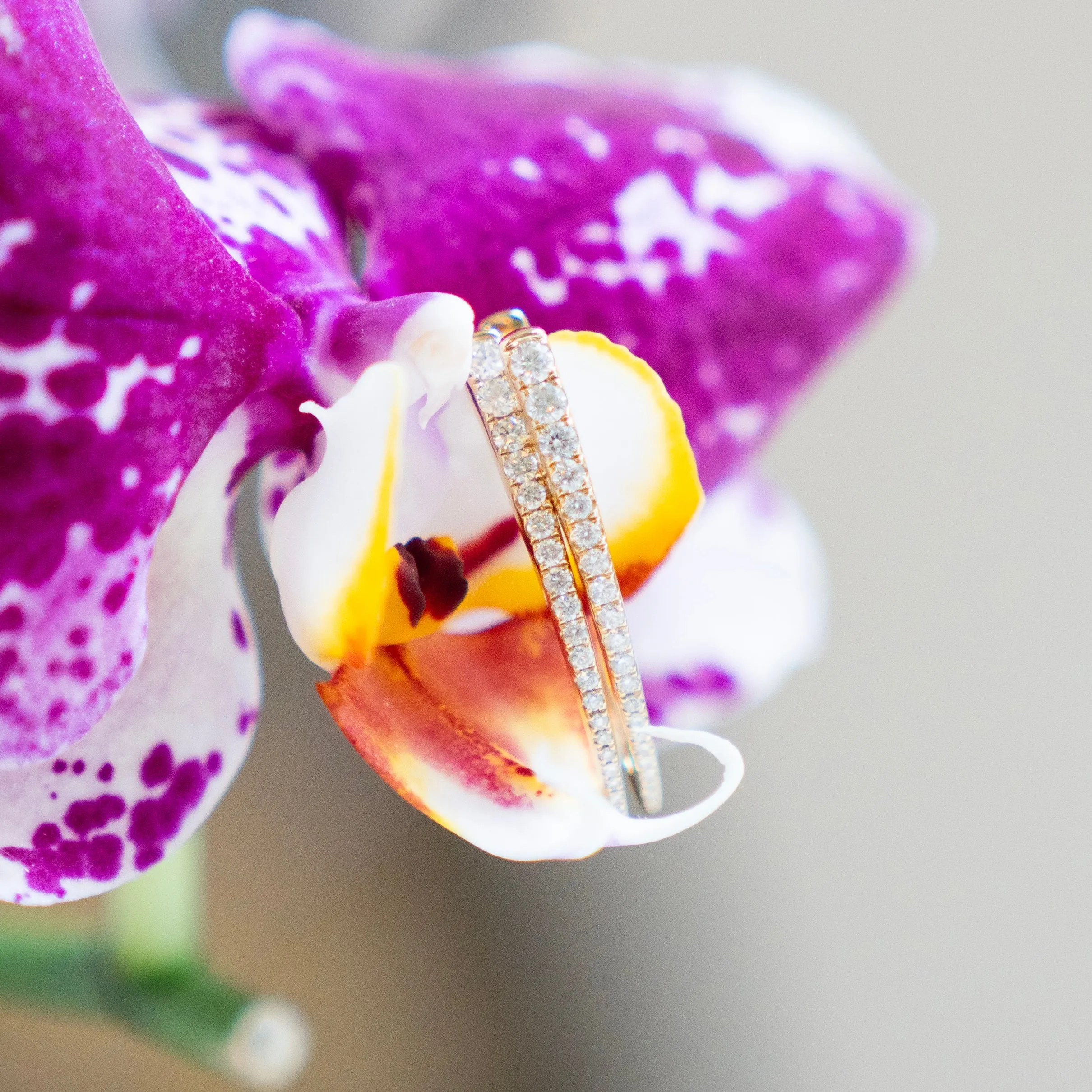 Diamond Spike Statement Hoops