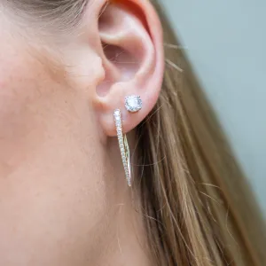 Diamond Spike Statement Hoops