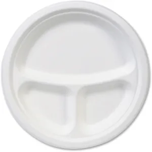 Dixie EcoSmart 3-compartment Plates