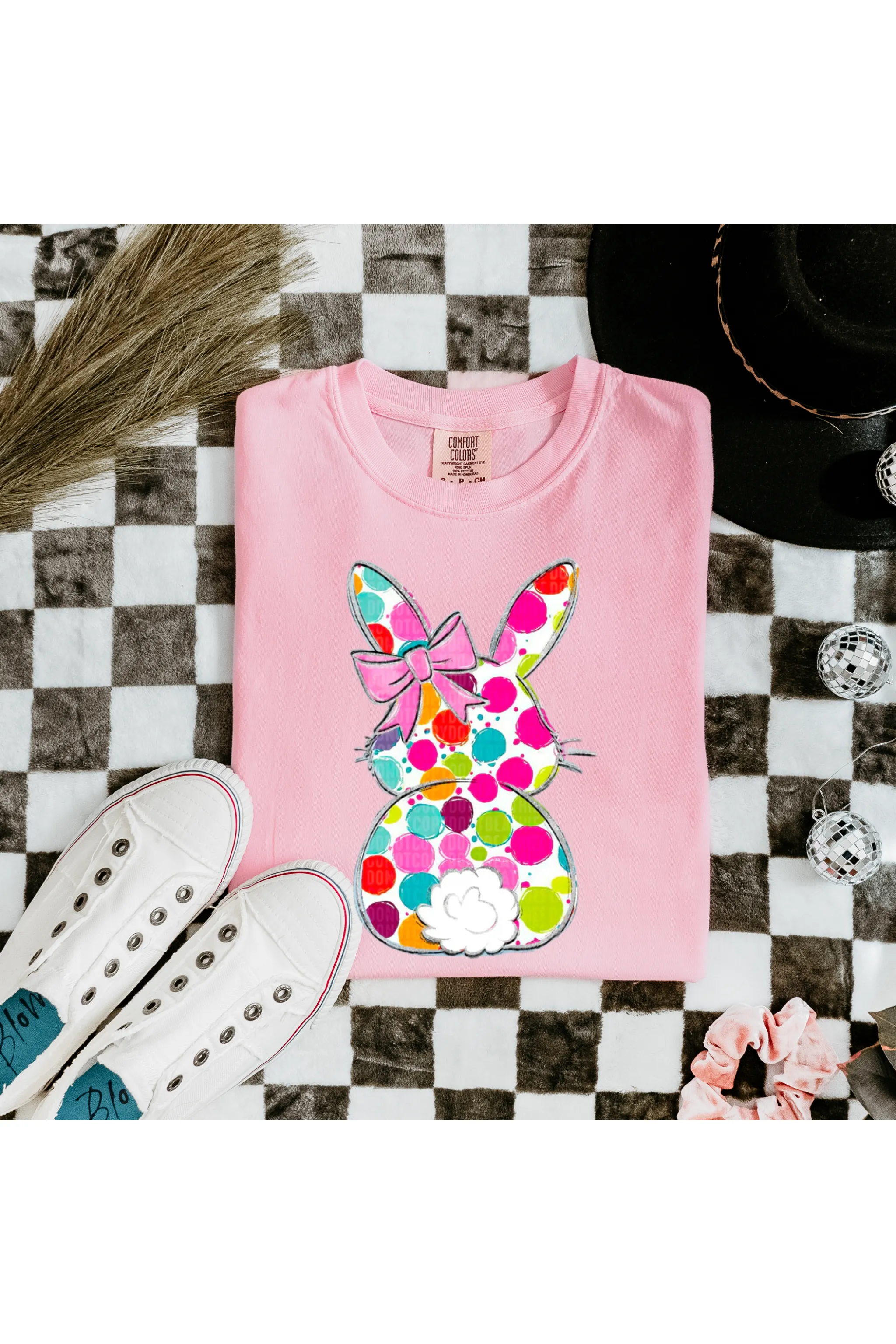 Dotted Bunny Comfort Colors T-Shirt
