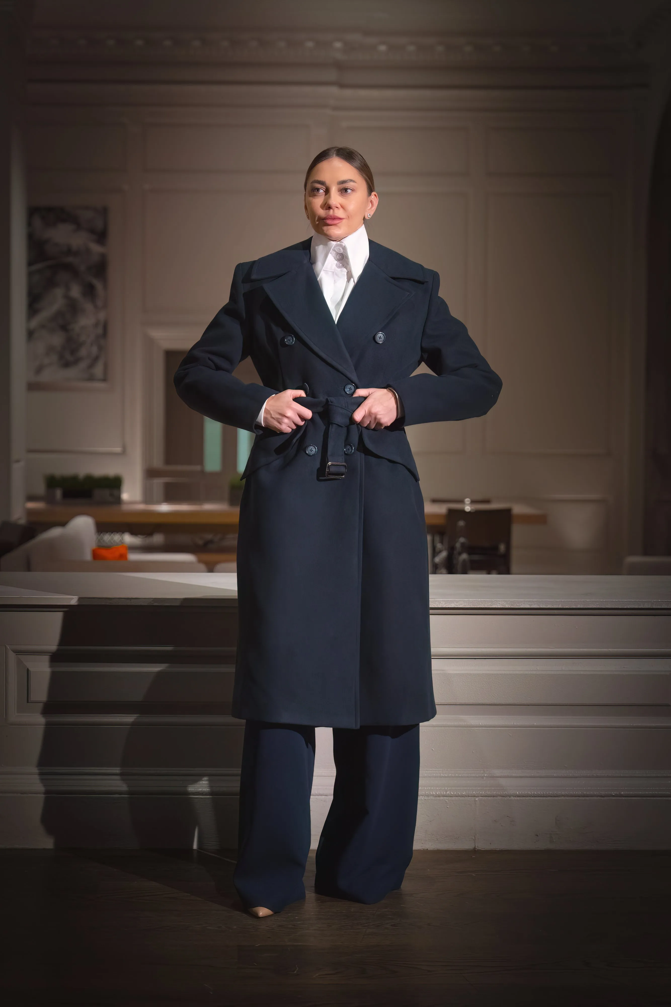 Double-Breasted Coat