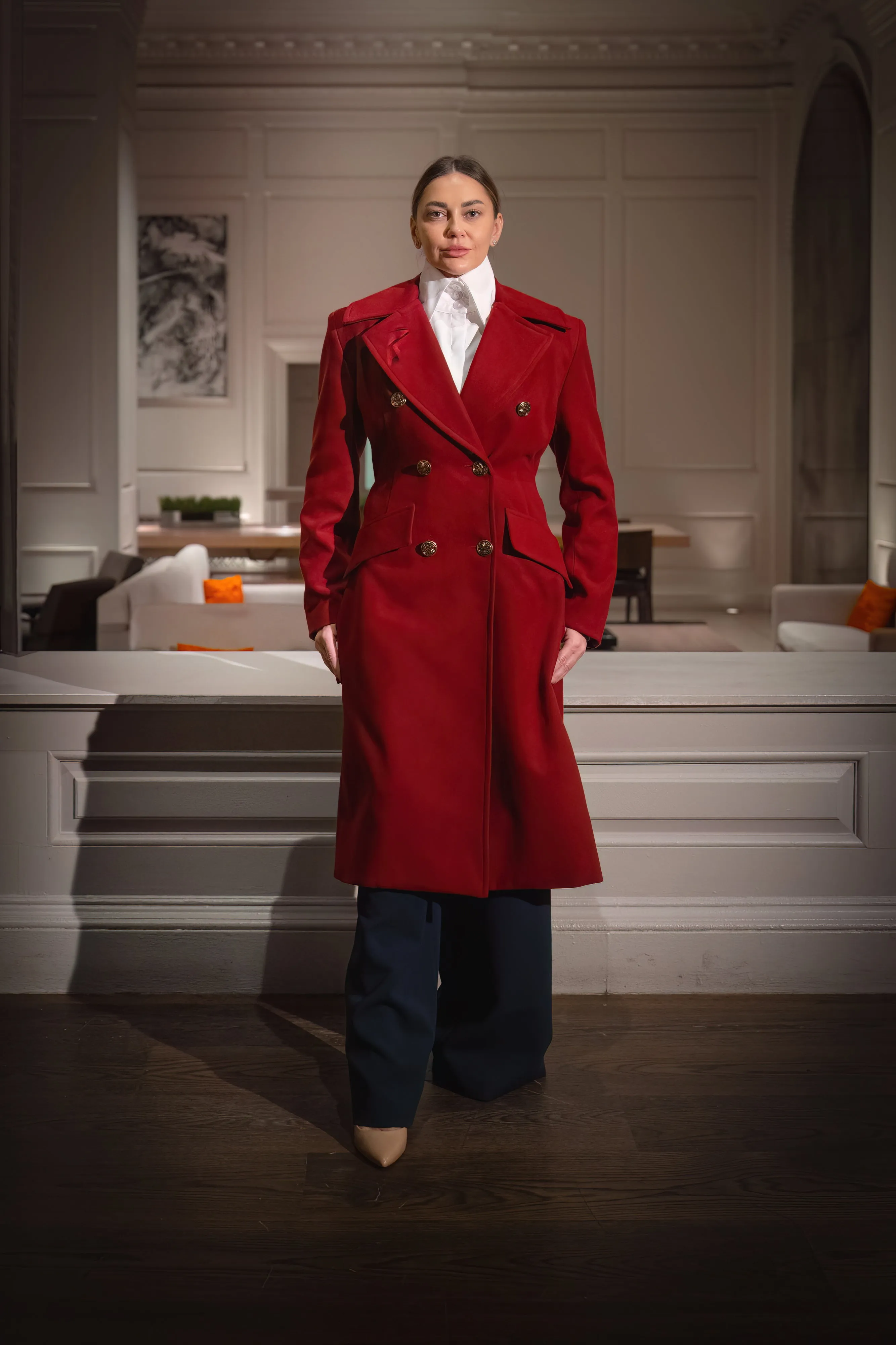 Double-Breasted Coat