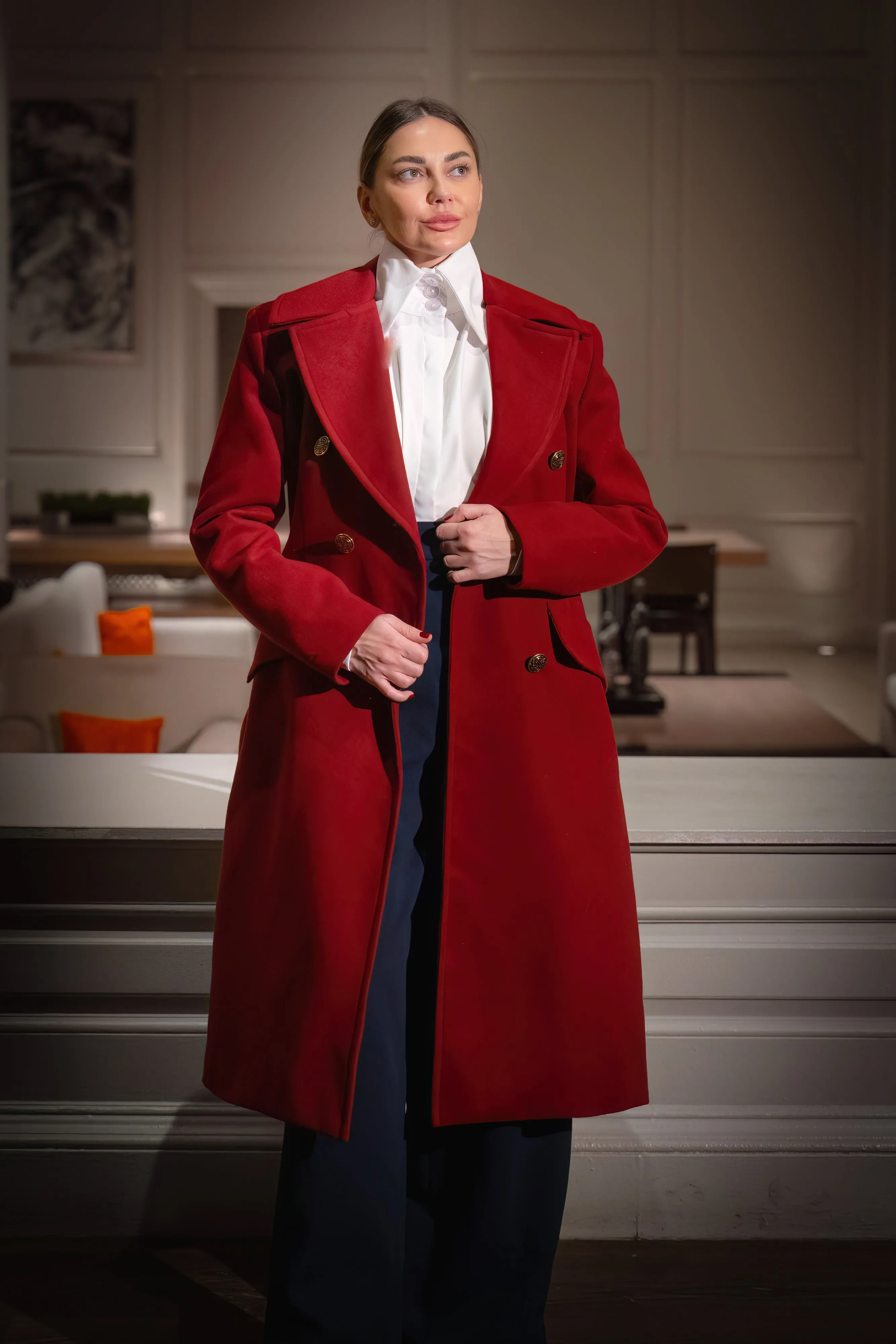 Double-Breasted Coat
