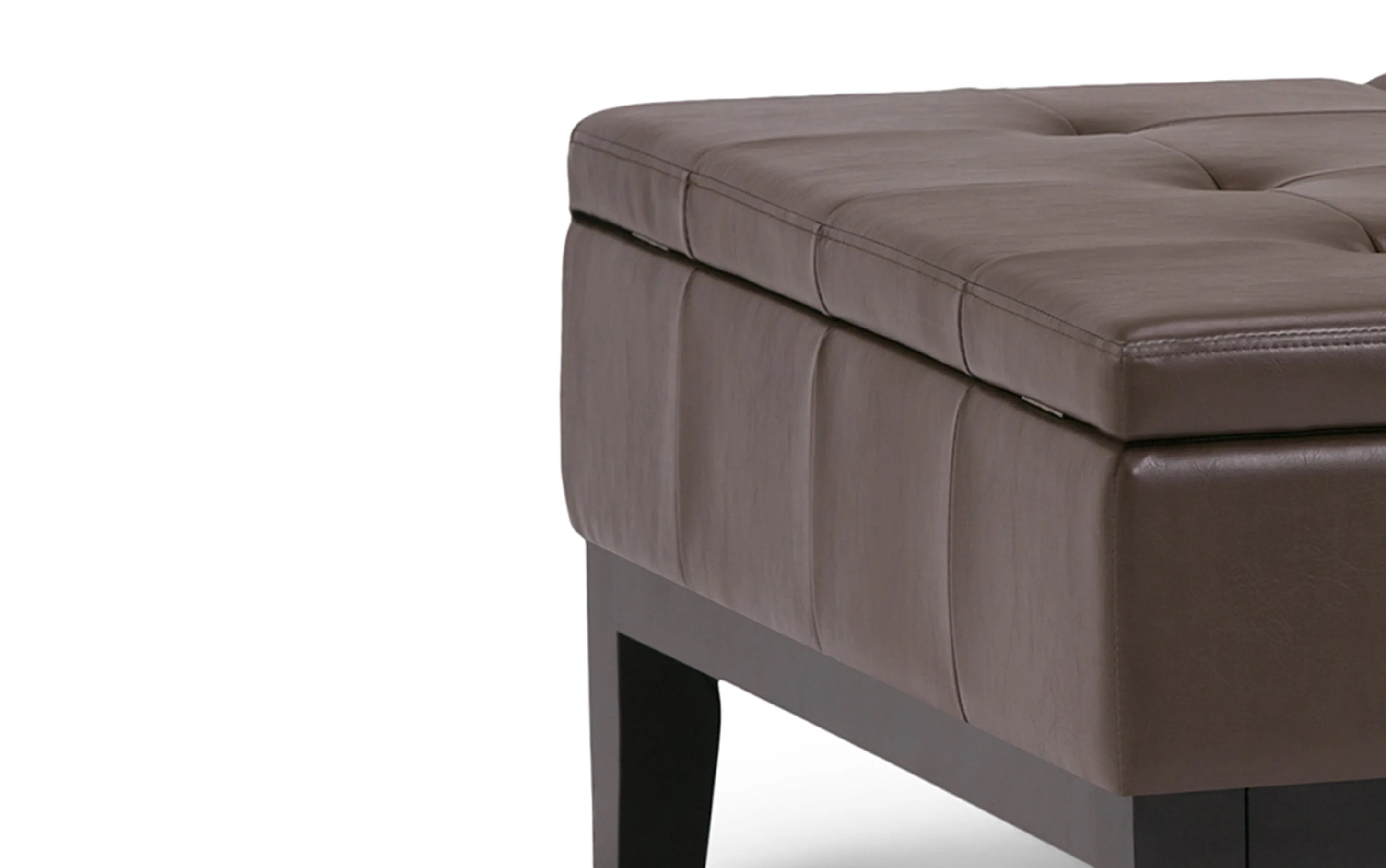 Dover Table Ottoman in Vegan Leather