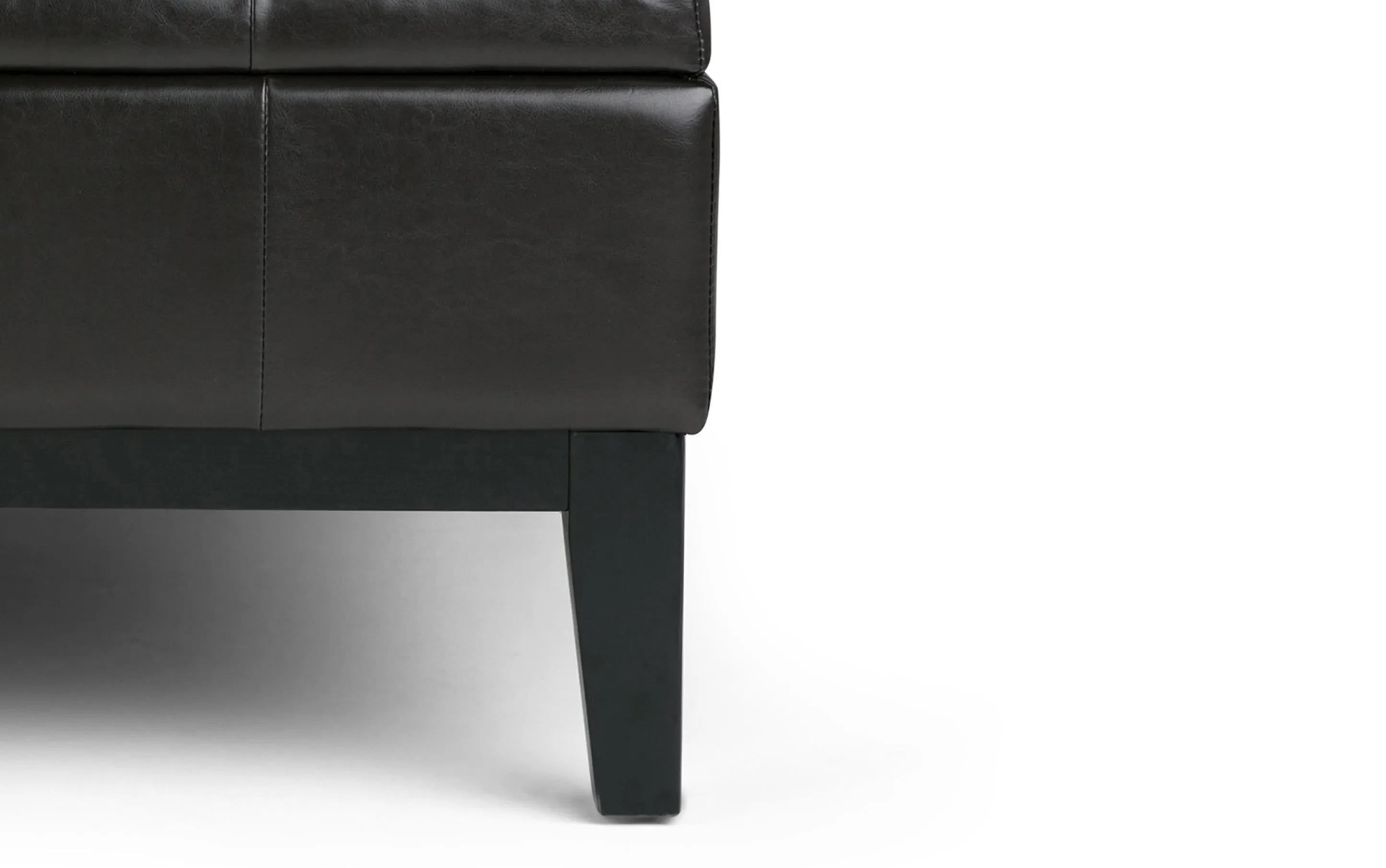 Dover Table Ottoman in Vegan Leather