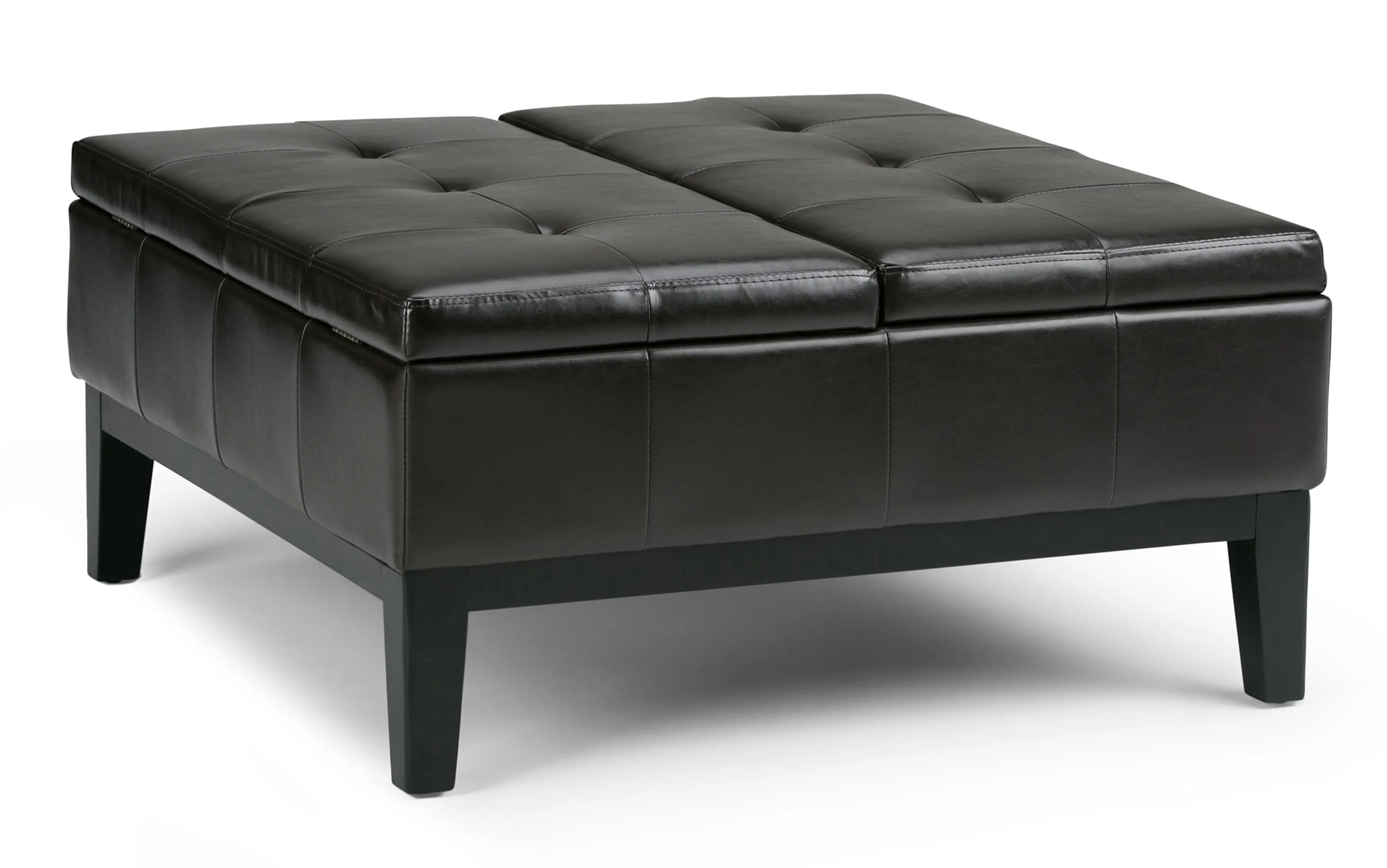 Dover Table Ottoman in Vegan Leather