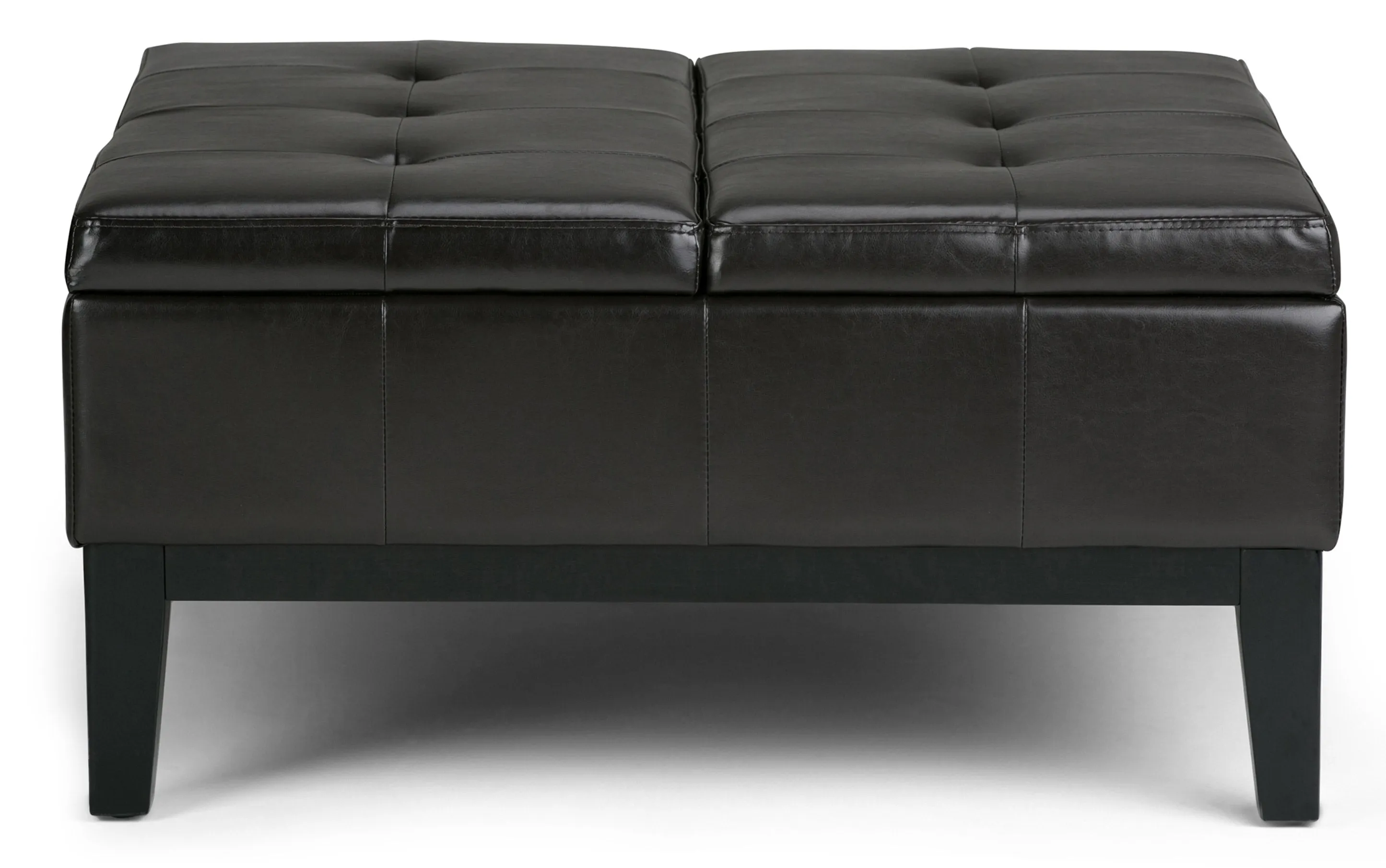 Dover Table Ottoman in Vegan Leather