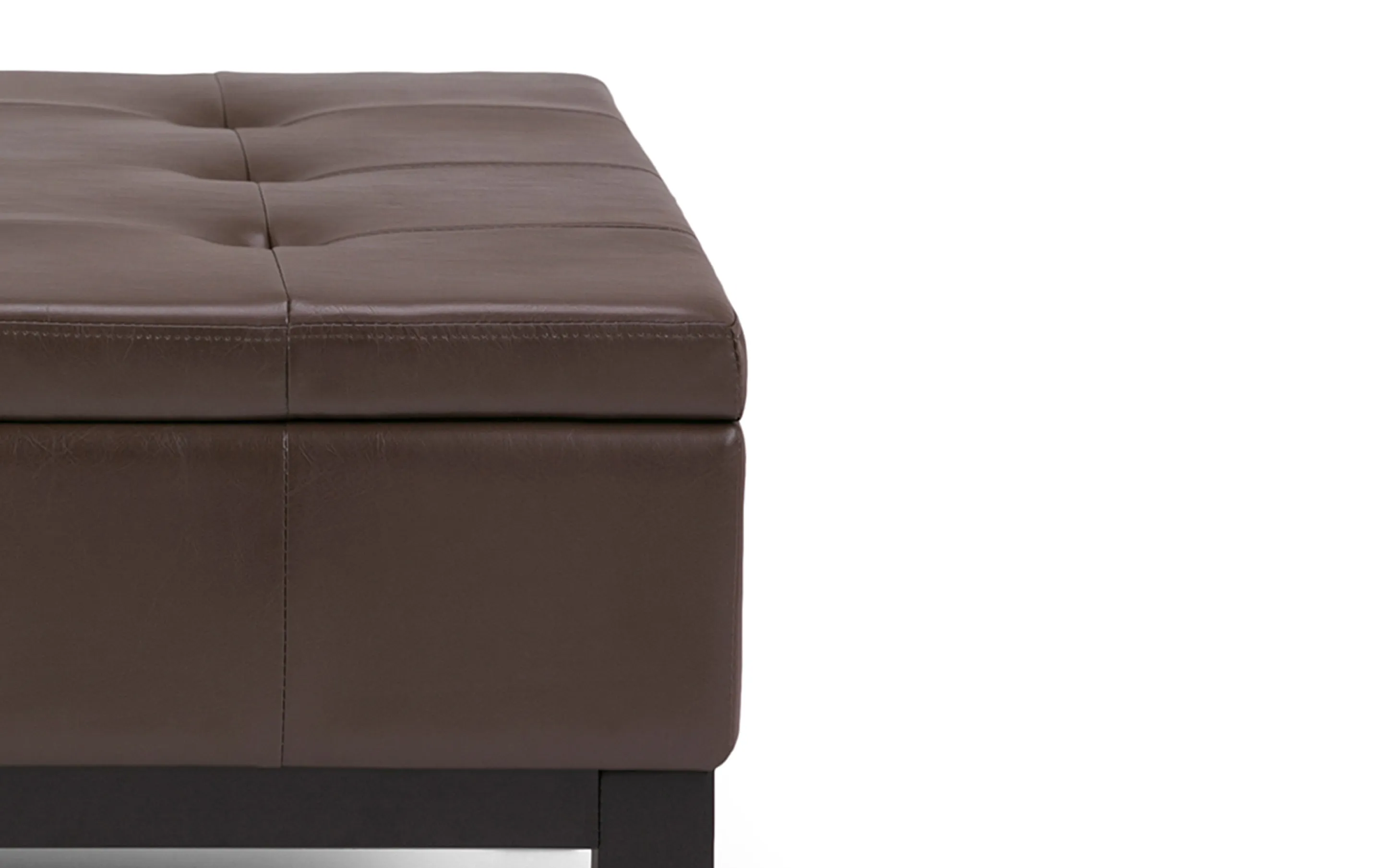 Dover Table Ottoman in Vegan Leather