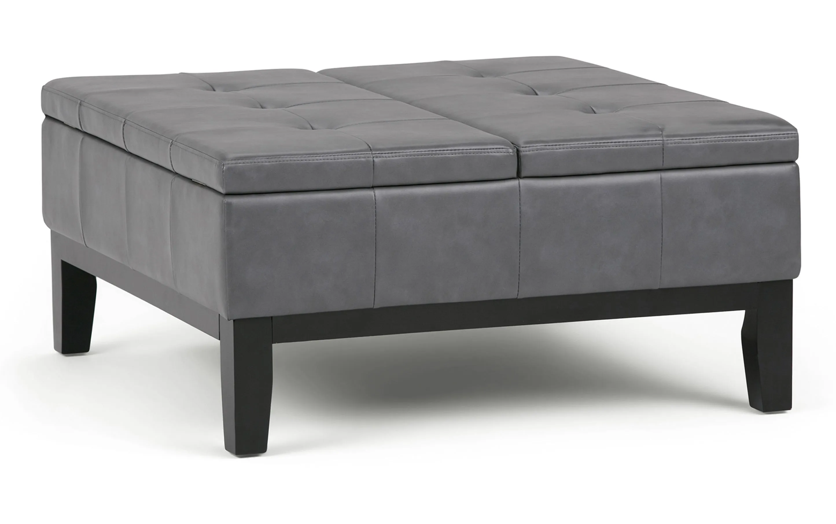 Dover Table Ottoman in Vegan Leather
