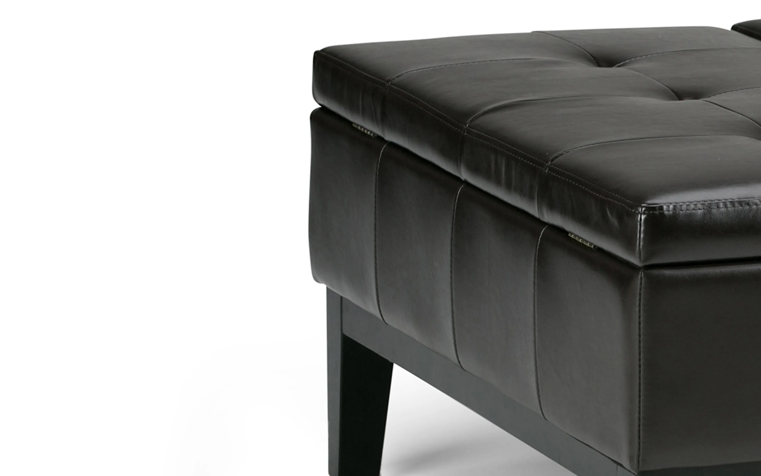 Dover Table Ottoman in Vegan Leather