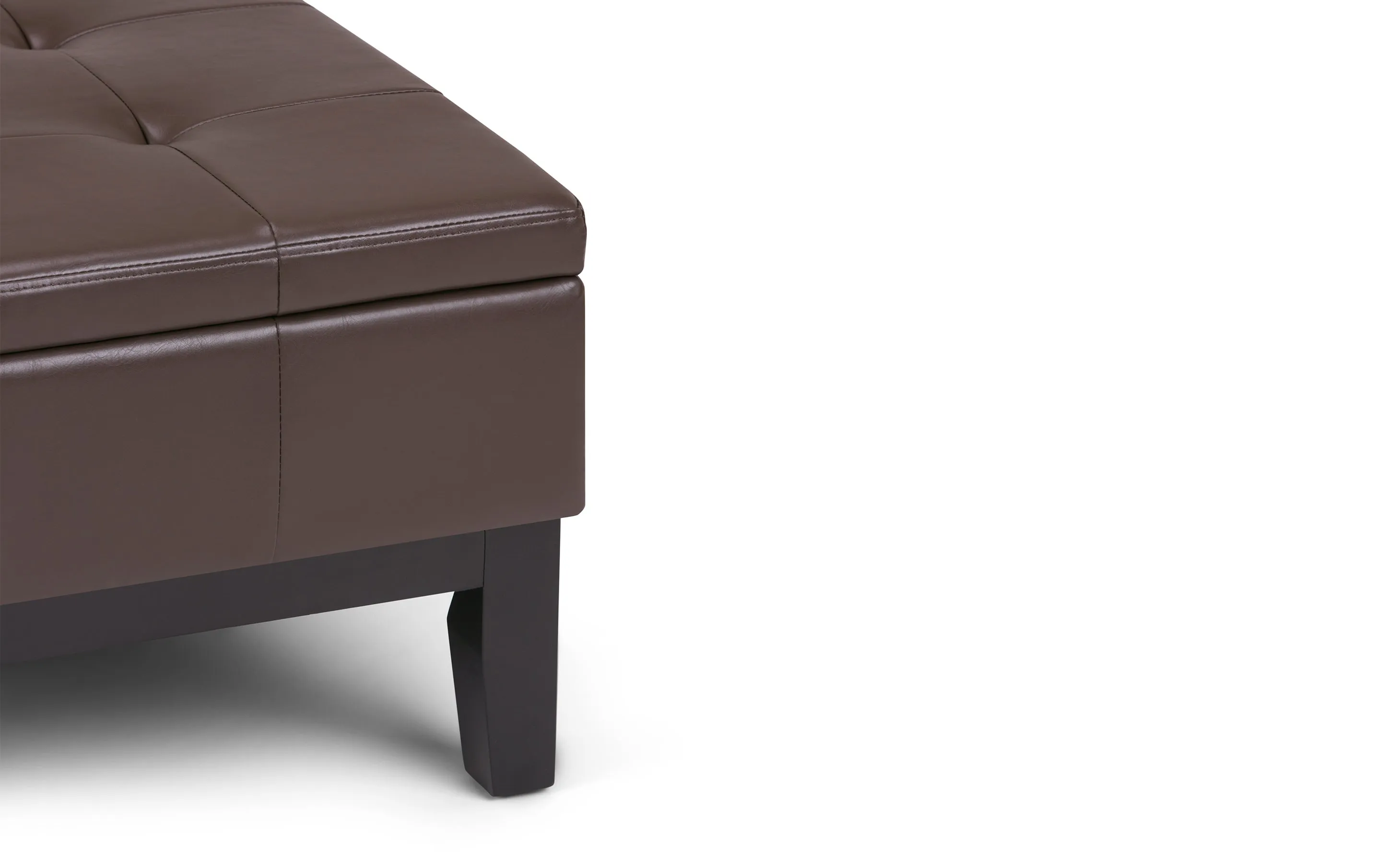 Dover Table Ottoman in Vegan Leather