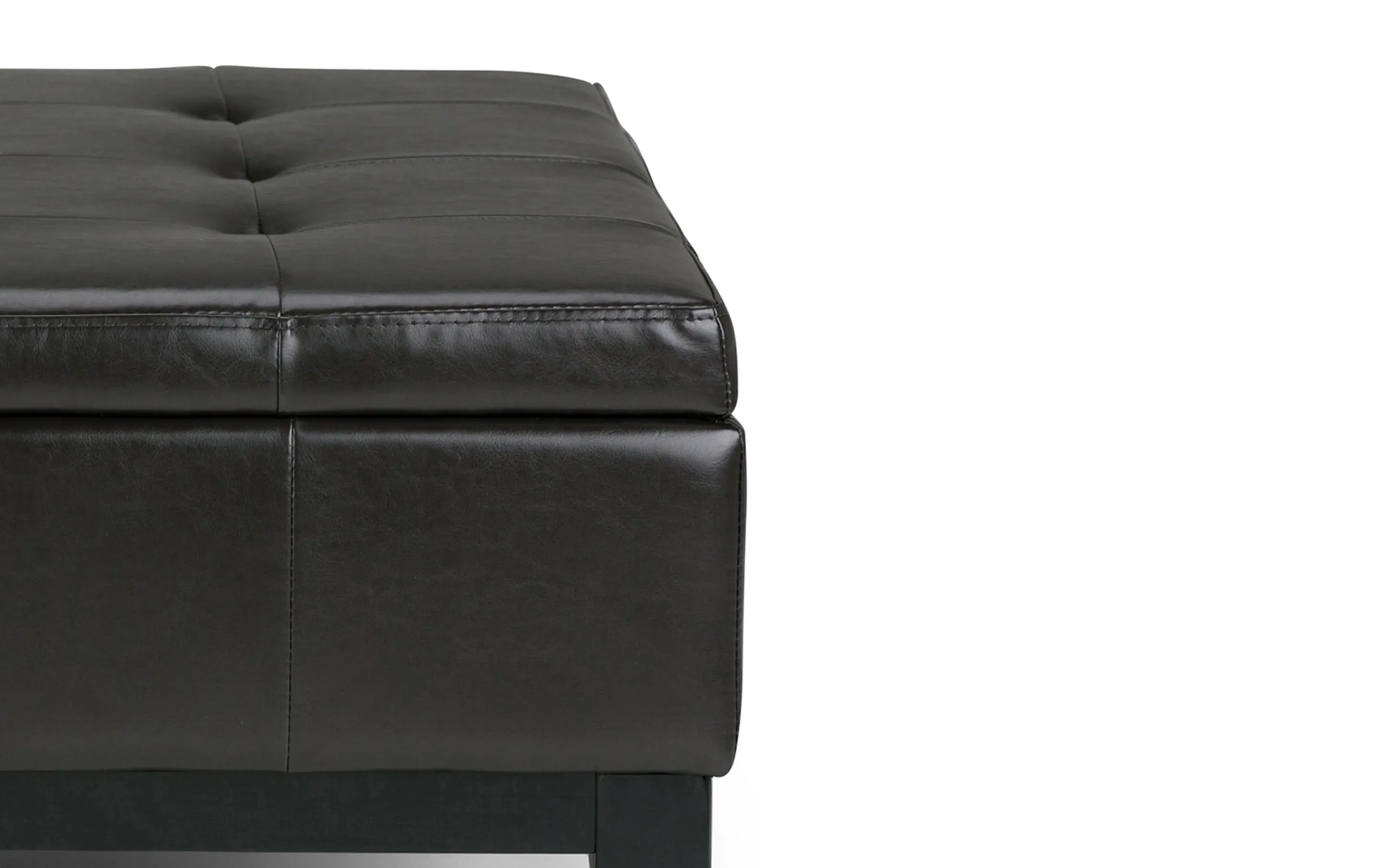 Dover Table Ottoman in Vegan Leather