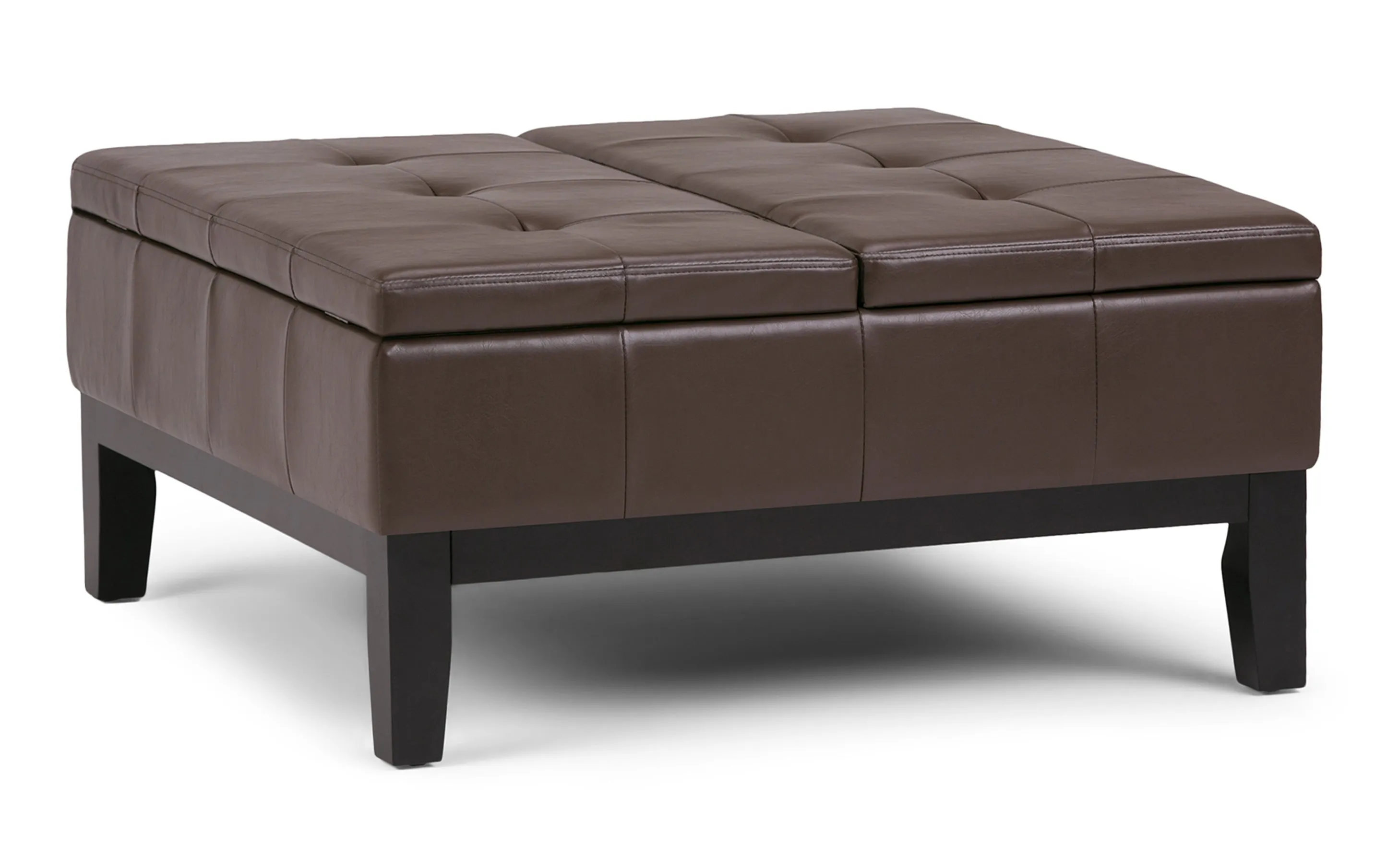 Dover Table Ottoman in Vegan Leather