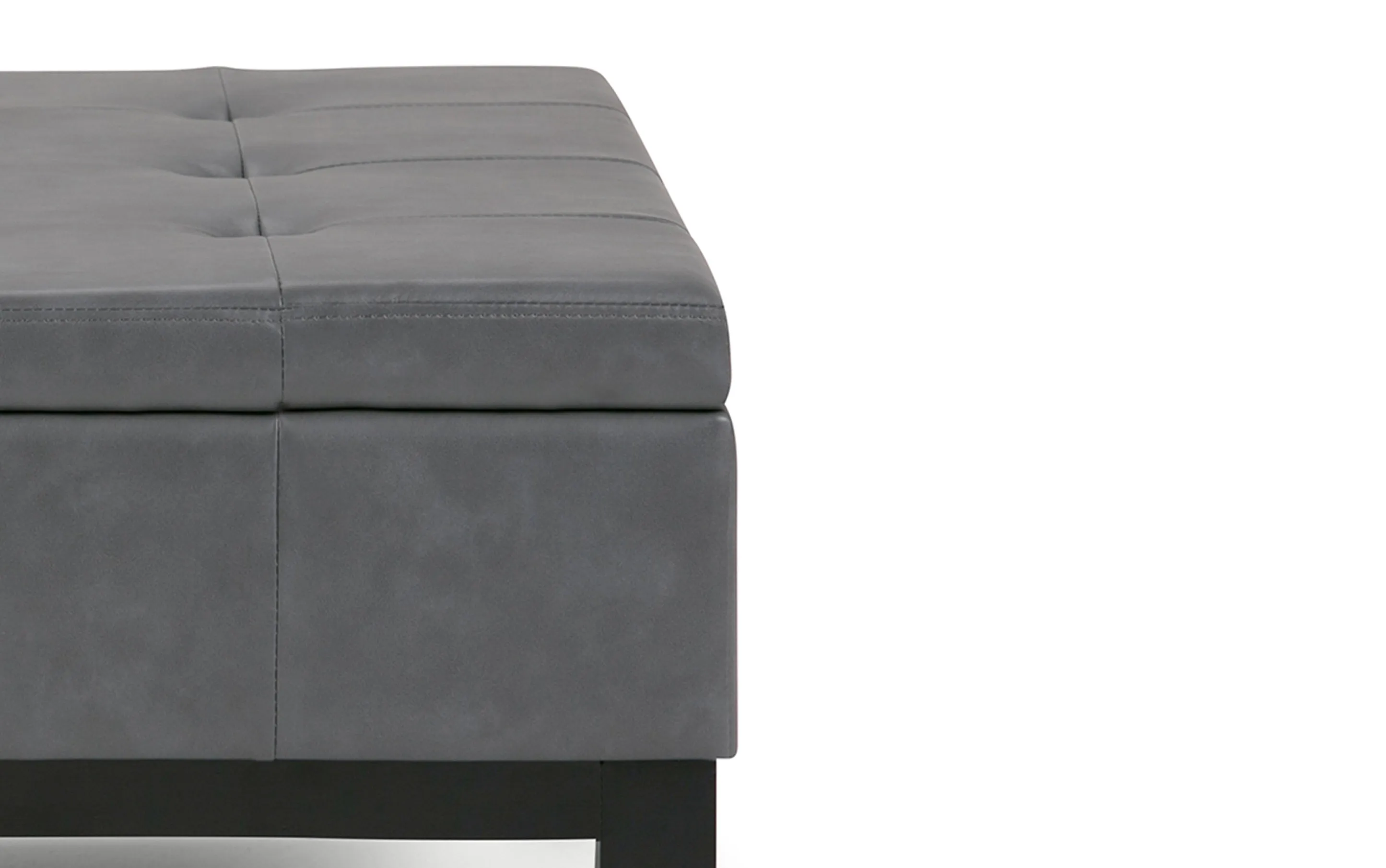 Dover Table Ottoman in Vegan Leather
