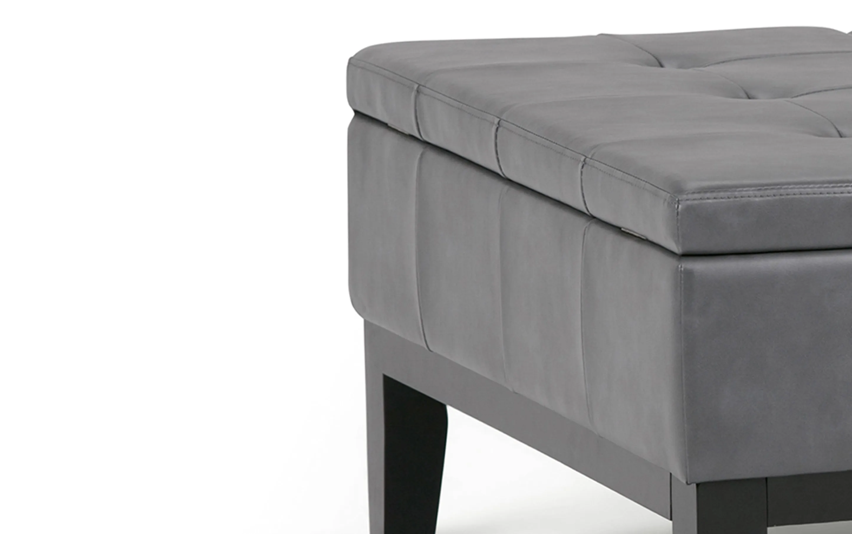 Dover Table Ottoman in Vegan Leather