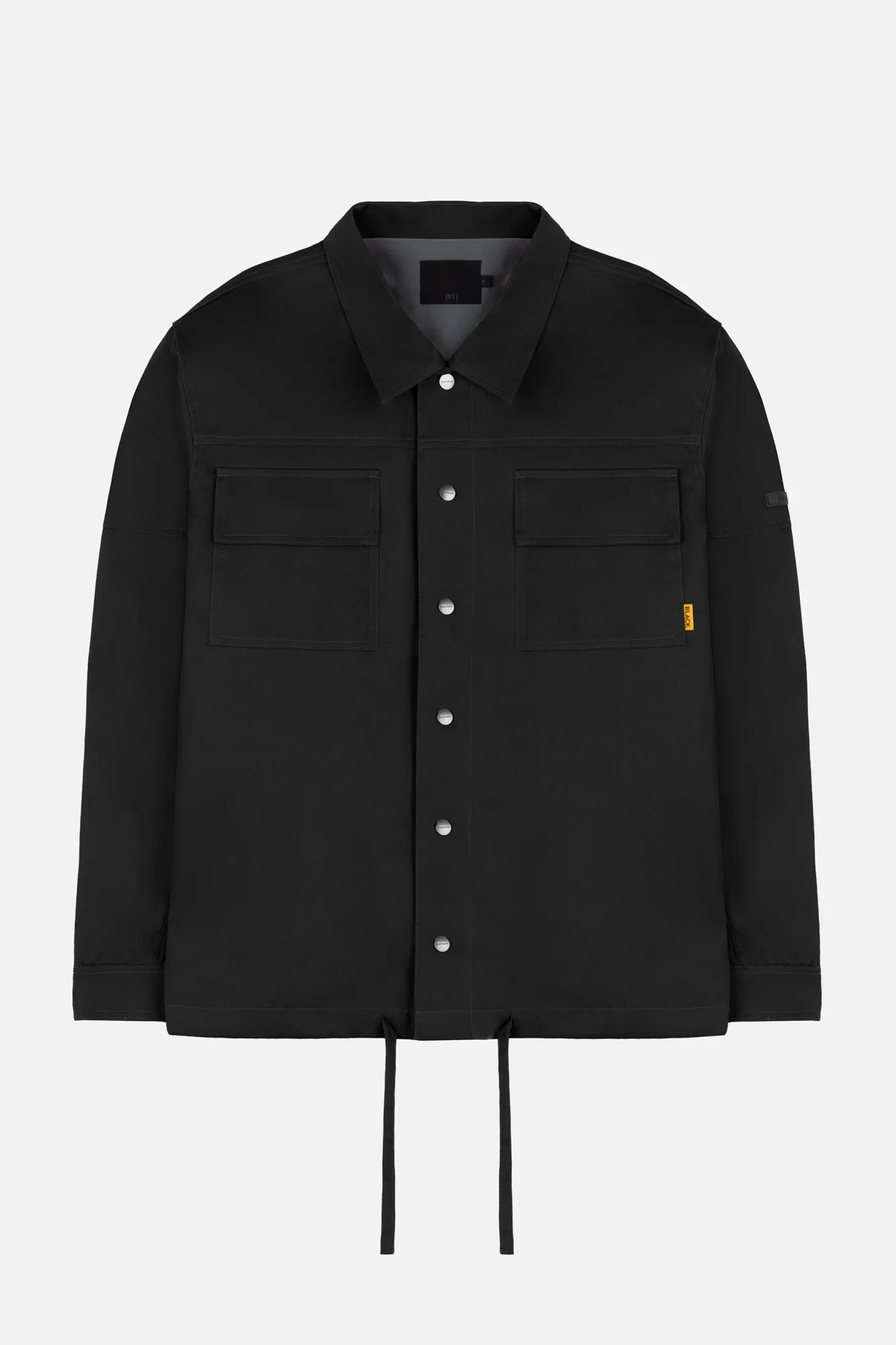 DRAWSTRING SHACKET BLACK