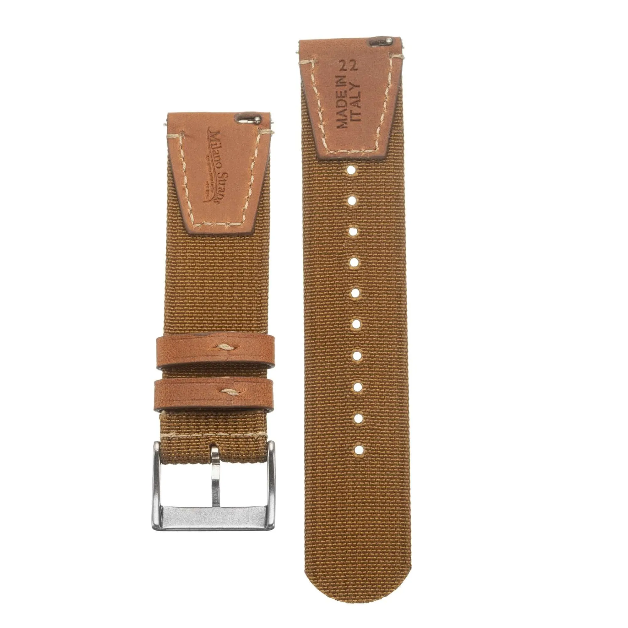 Eco-Friendly Military Kaki Two Piece Strap