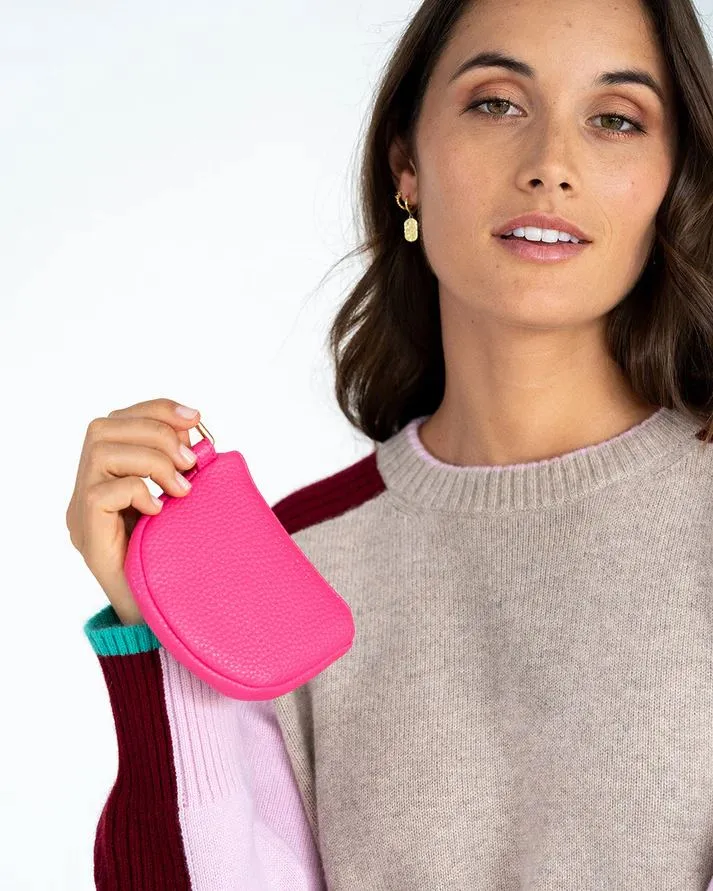ELMS   KING Camden Coin Purse - Fuchsia