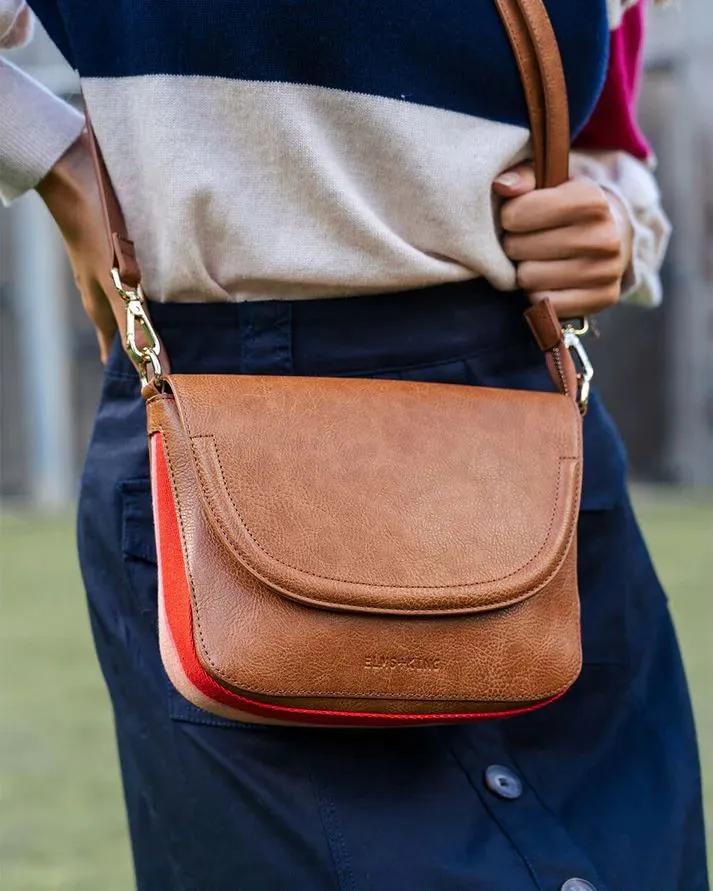 ELMS   KING Mercer Crossbody - Tan Pebble