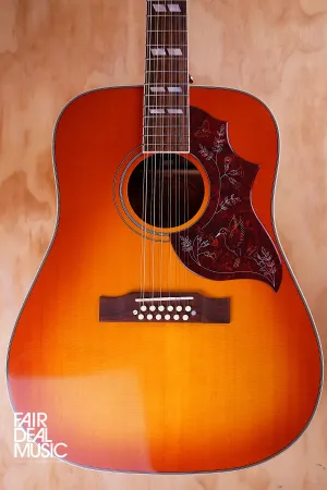 Epiphone Inspired by Gibson Hummingbird 12-string in Aged Cherry Sunburst, USED