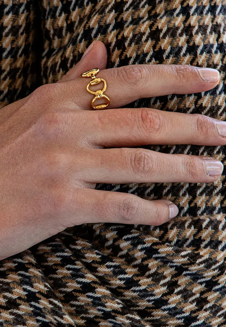 Equestrian Snaffle Bit Ring