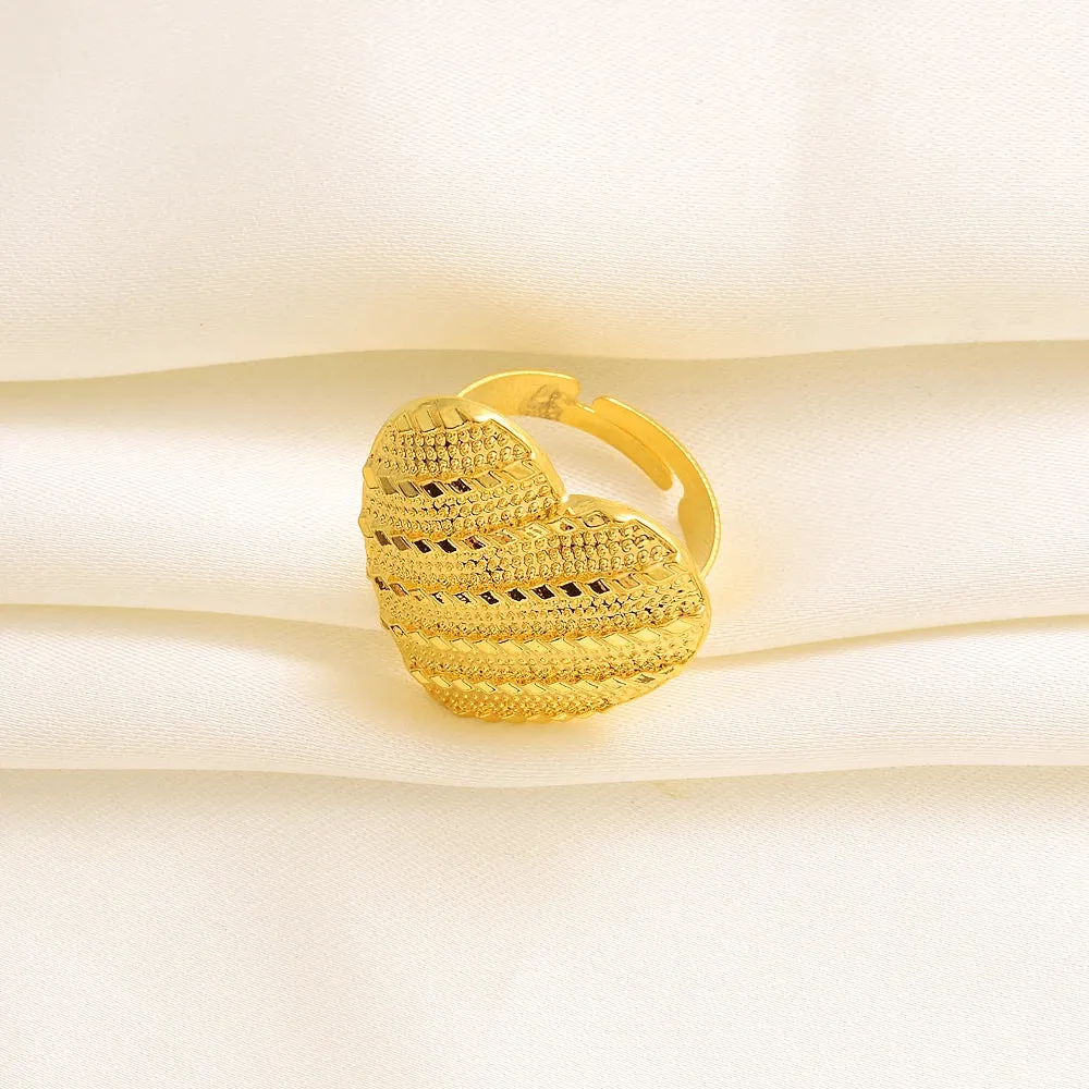 Ethiopian heart shape fashion Jewelry set