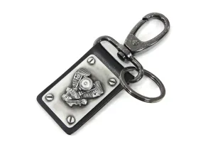 Evo Big Twin Motor Keychain