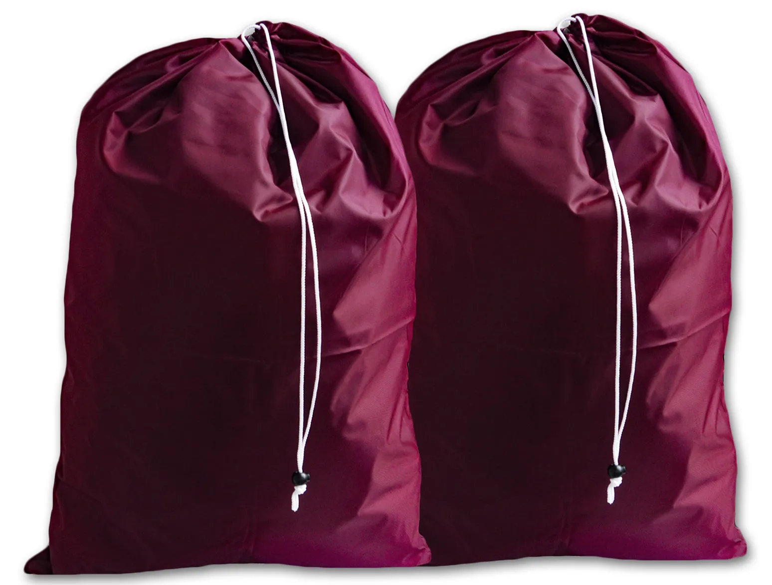 Extra Large Laundry Bags, 2 Pack with Drawstrings and Locking Closures