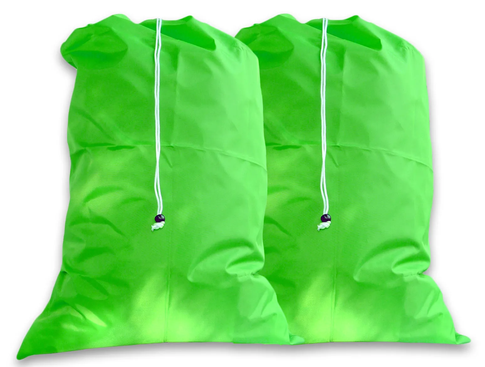 Extra Large Laundry Bags, 2 Pack with Drawstrings and Locking Closures