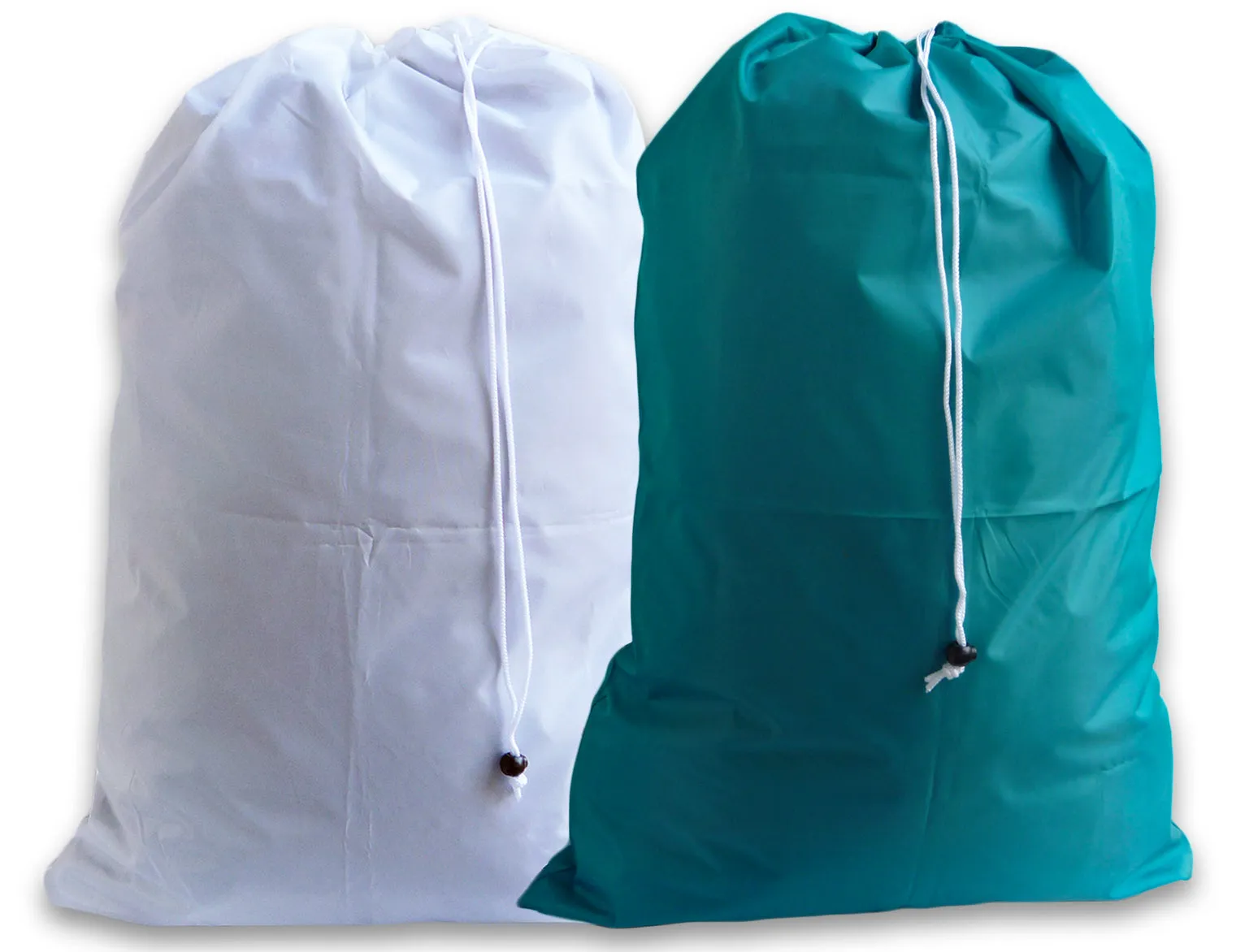 Extra Large Laundry Bags, 2 Pack with Drawstrings and Locking Closures