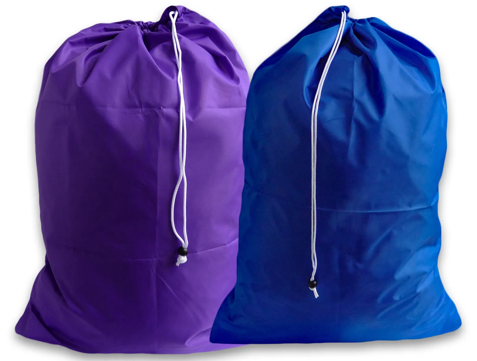 Extra Large Laundry Bags, 2 Pack with Drawstrings and Locking Closures