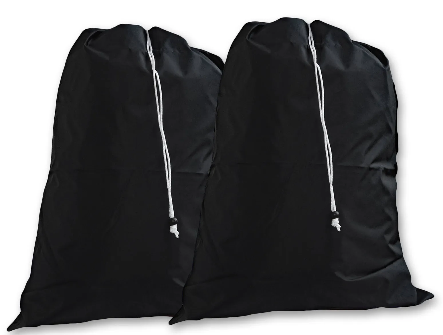 Extra Large Laundry Bags, 2 Pack with Drawstrings and Locking Closures