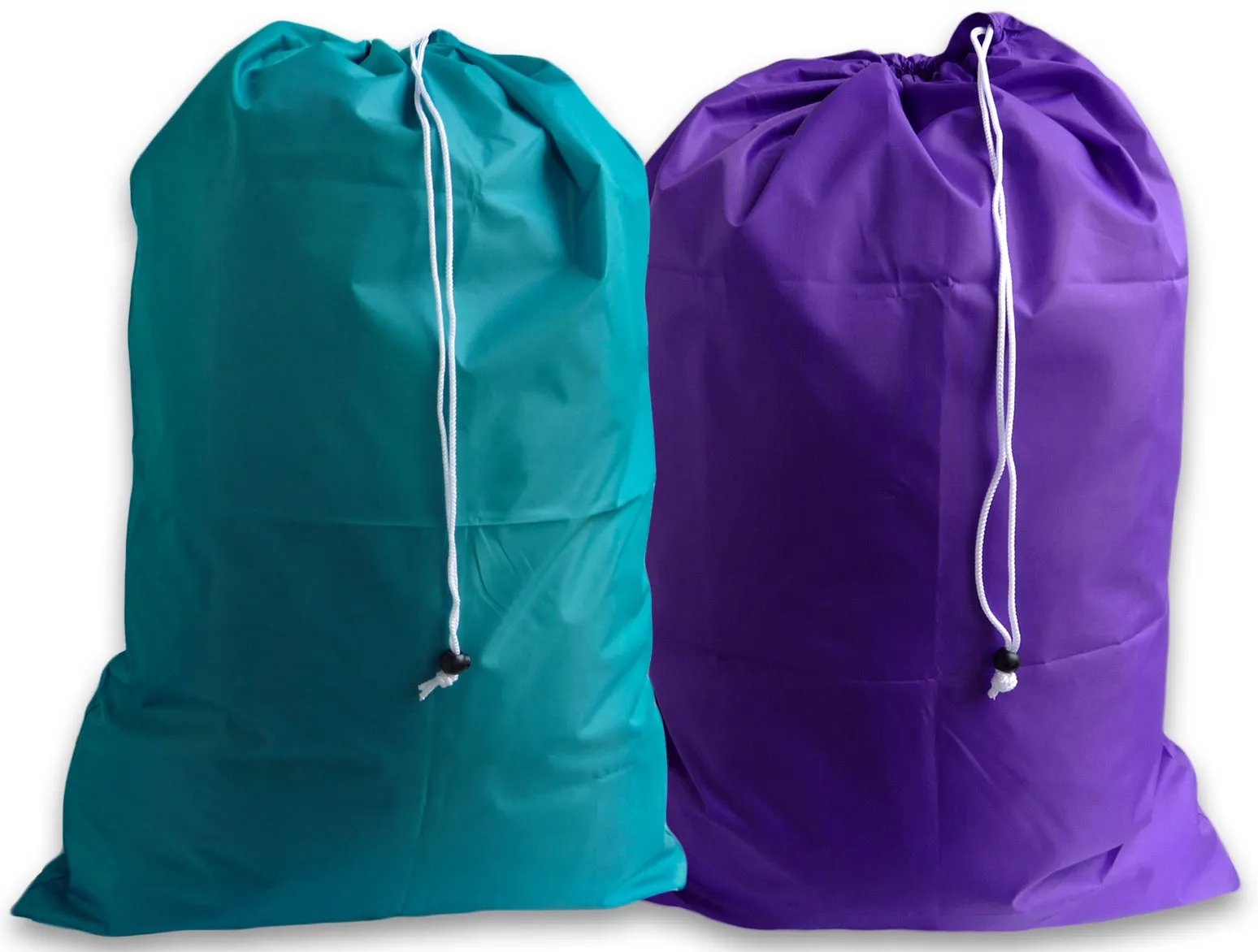 Extra Large Laundry Bags, 2 Pack with Drawstrings and Locking Closures