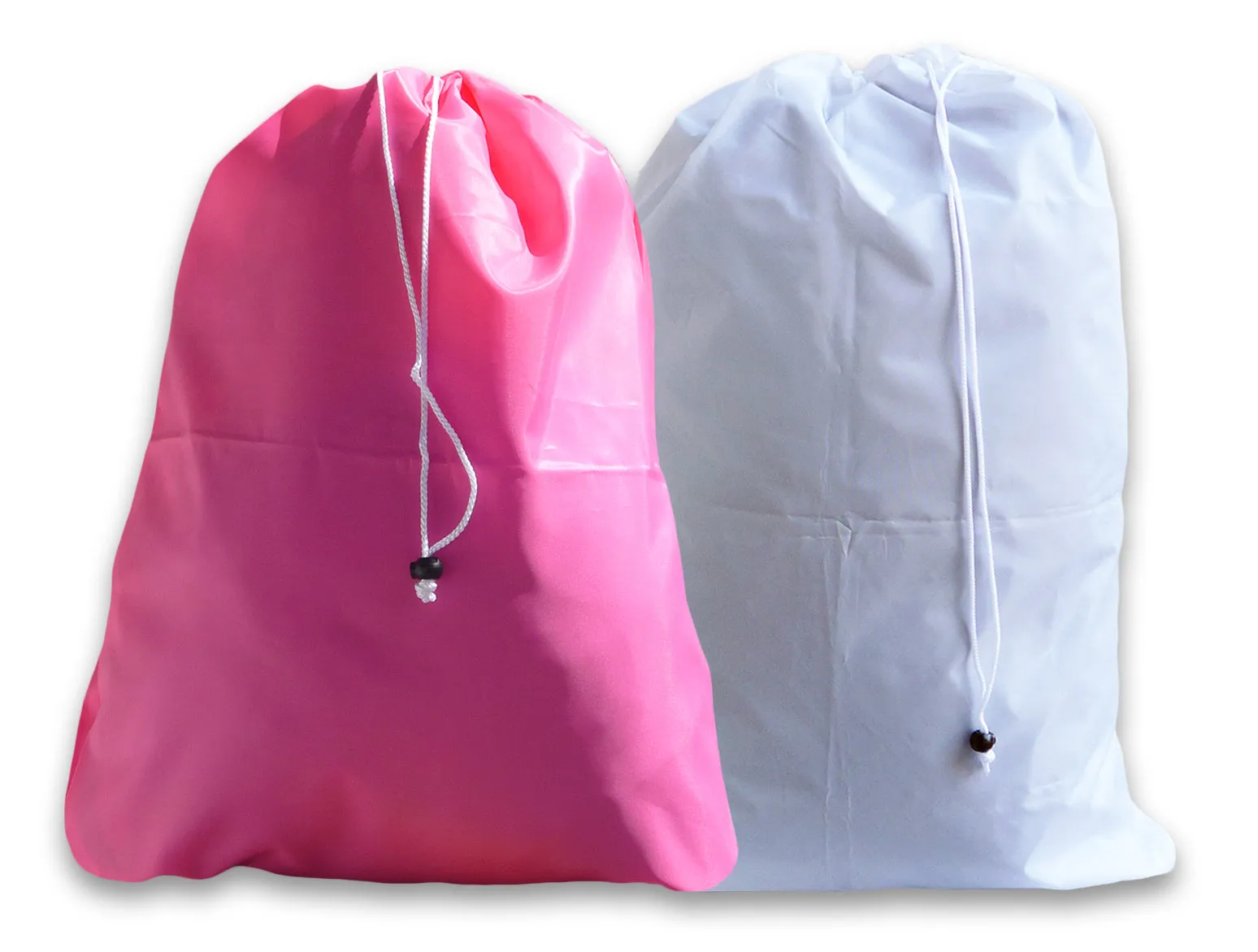 Extra Large Laundry Bags, 2 Pack with Drawstrings and Locking Closures