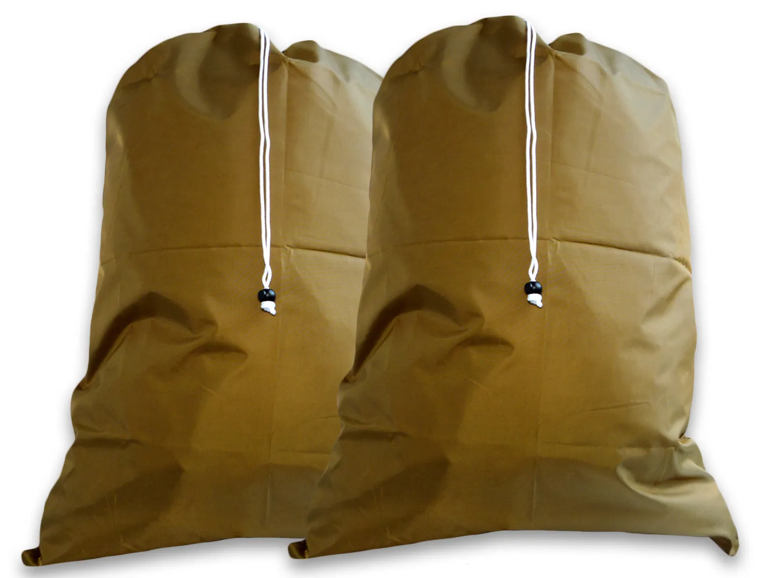 Extra Large Laundry Bags, 2 Pack with Drawstrings and Locking Closures