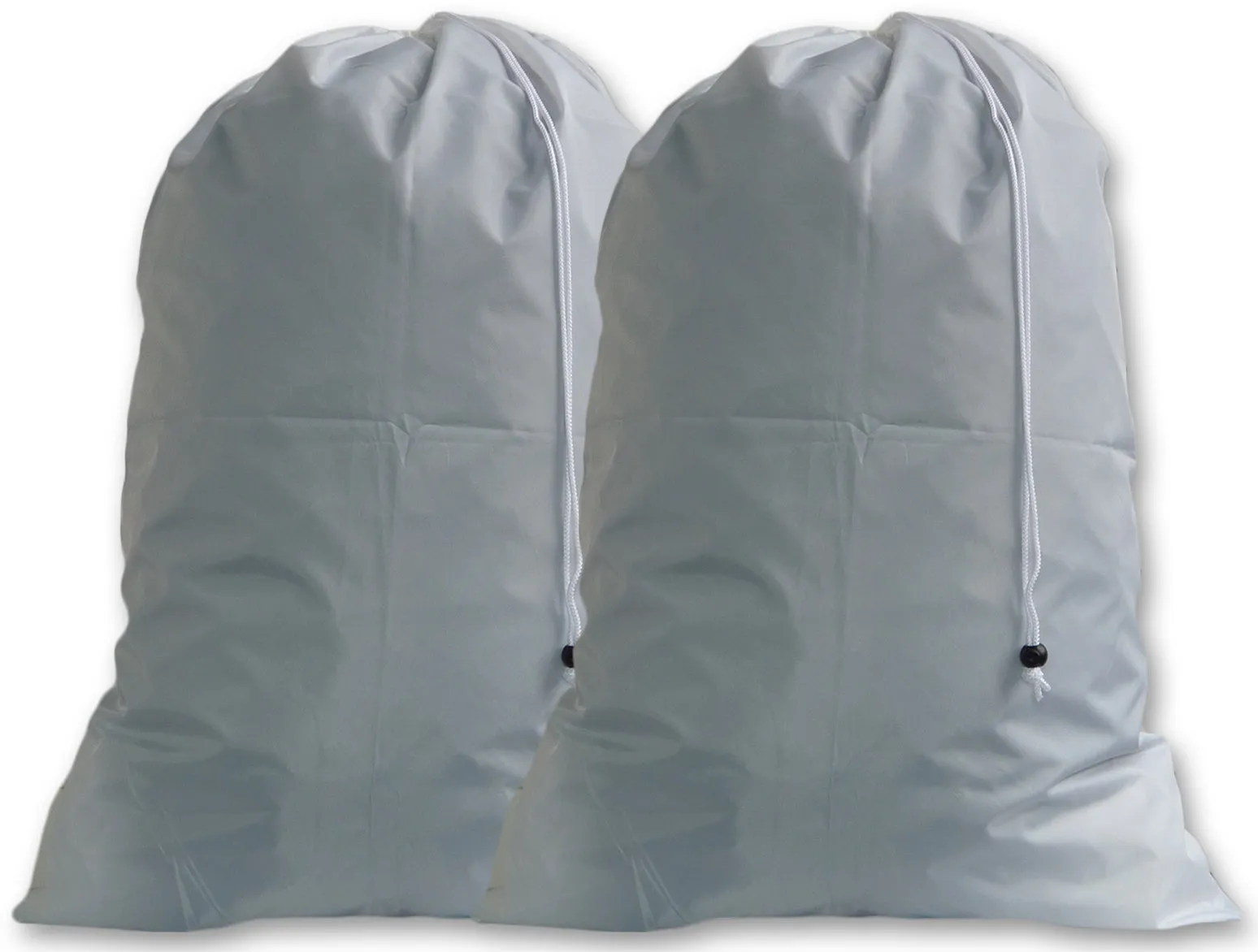 Extra Large Laundry Bags, 2 Pack with Drawstrings and Locking Closures