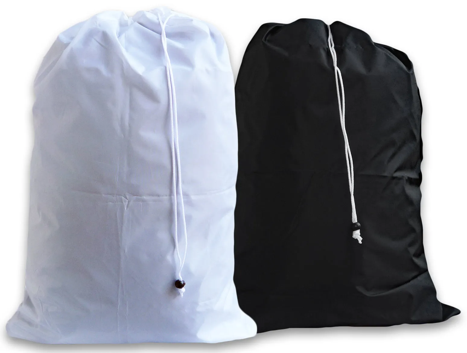 Extra Large Laundry Bags, 2 Pack with Drawstrings and Locking Closures