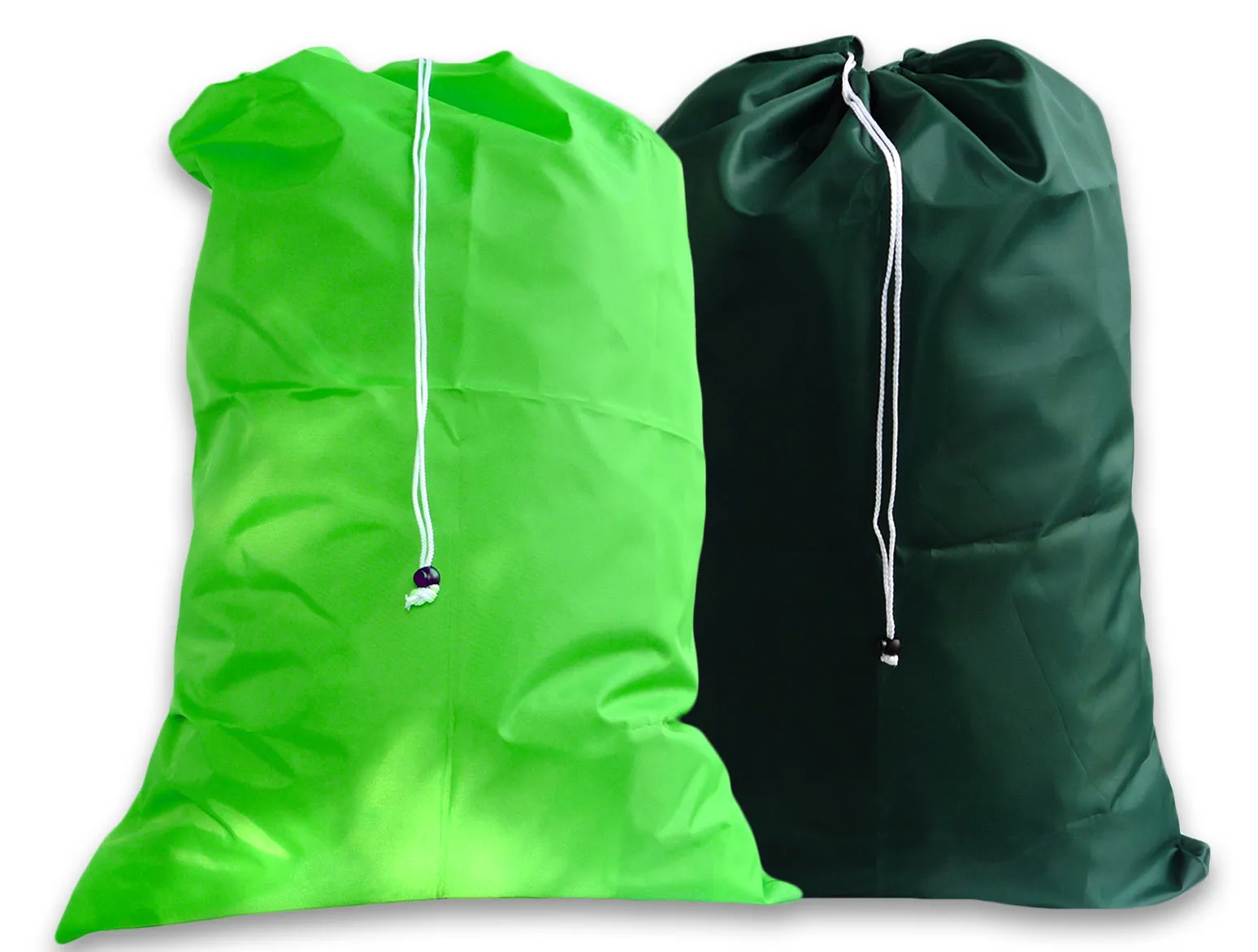 Extra Large Laundry Bags, 2 Pack with Drawstrings and Locking Closures