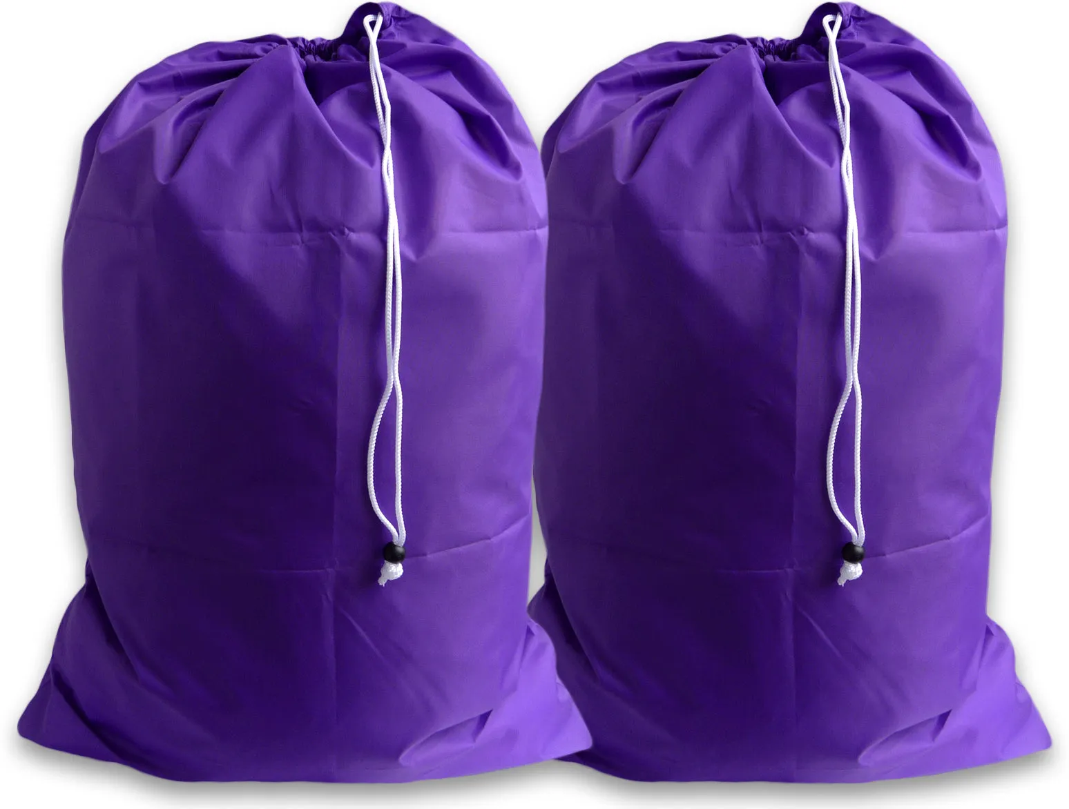 Extra Large Laundry Bags, 2 Pack with Drawstrings and Locking Closures