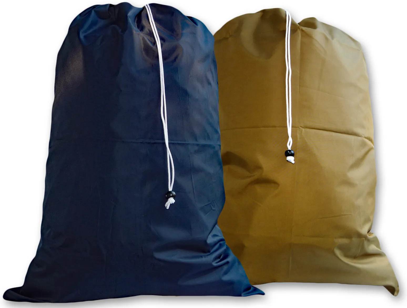 Extra Large Laundry Bags, 2 Pack with Drawstrings and Locking Closures