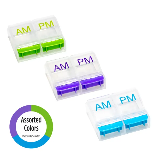 Ezy Dose® Push Button Daily AM/PM Pill Organizer (XL)