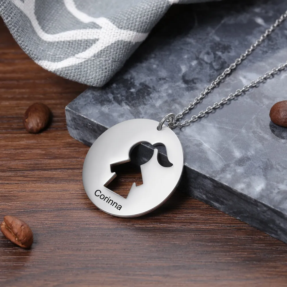 Fashion Stainless Steel Jewelry Engraved Name