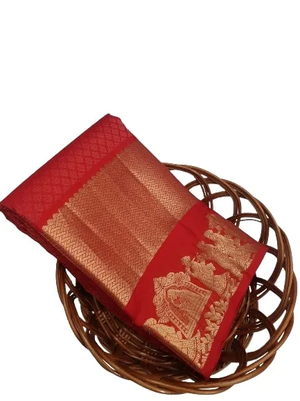 Fashion Vibes Presents Pure Samunthrika Pattu Kanchipuram Handloom Silk Saree