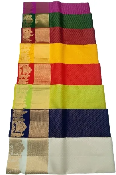 Fashion Vibes Presents Pure Samunthrika Pattu Kanchipuram Handloom Silk Saree
