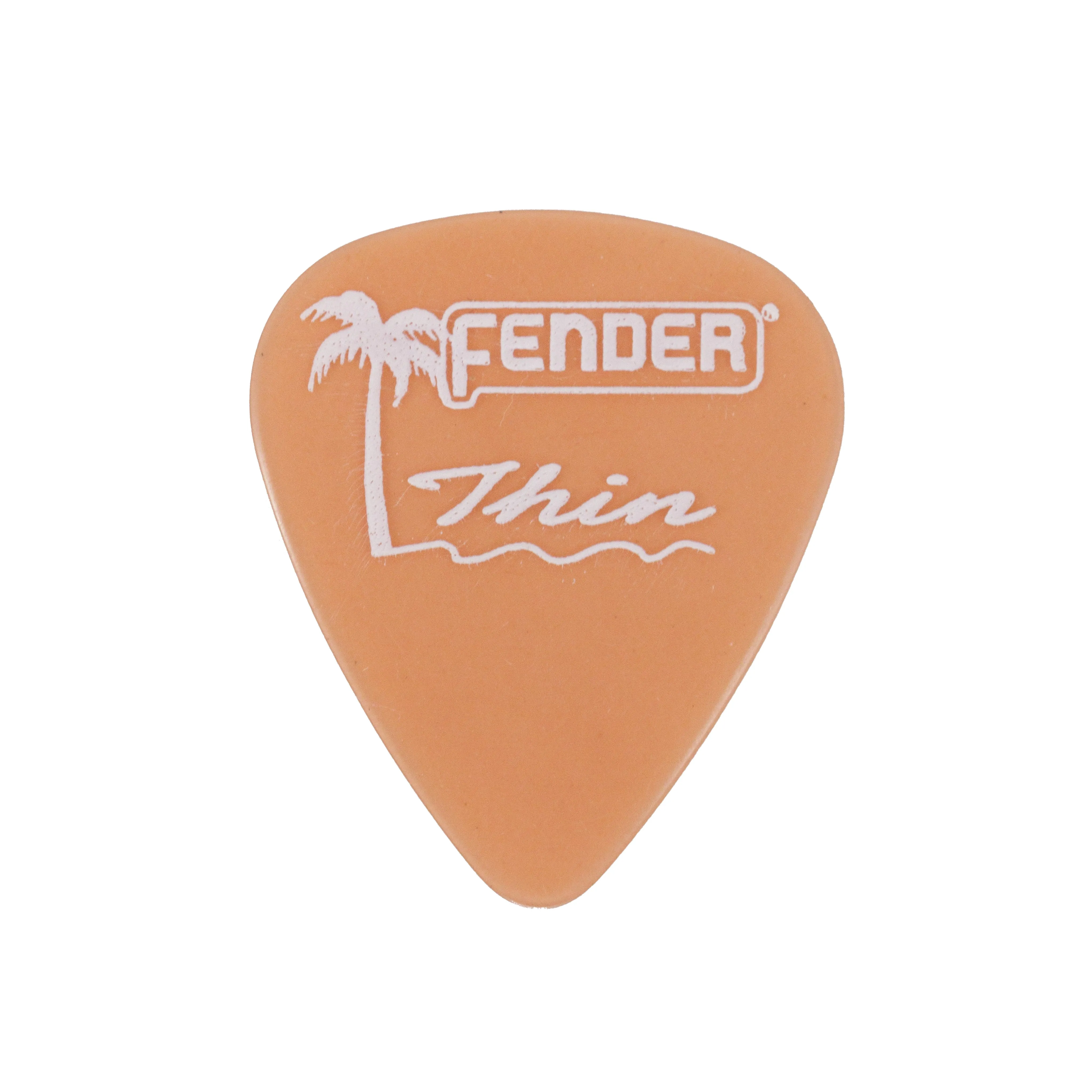 Fender 351 Thin Guitar Pick, Shell Pink, 12-Pack
