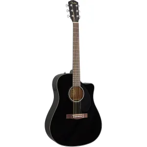 Fender CD-60SCE Dreadnought Acoustic/Electric - Black